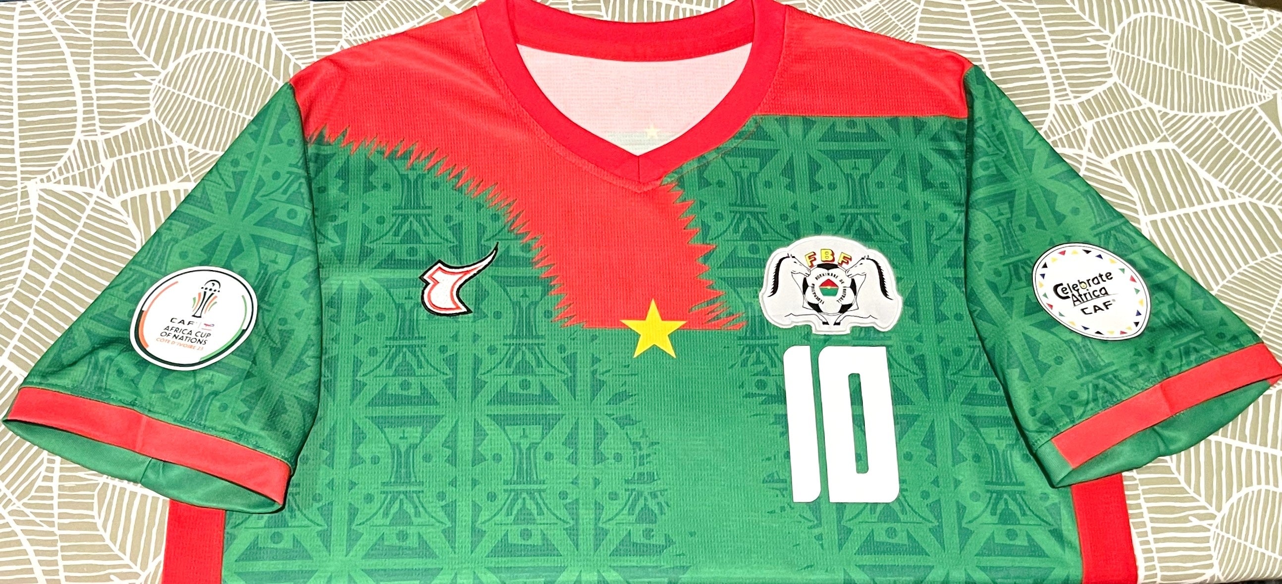 Burkina Faso 2024 Home (TRAORÉ #10) Jersey/Shirt