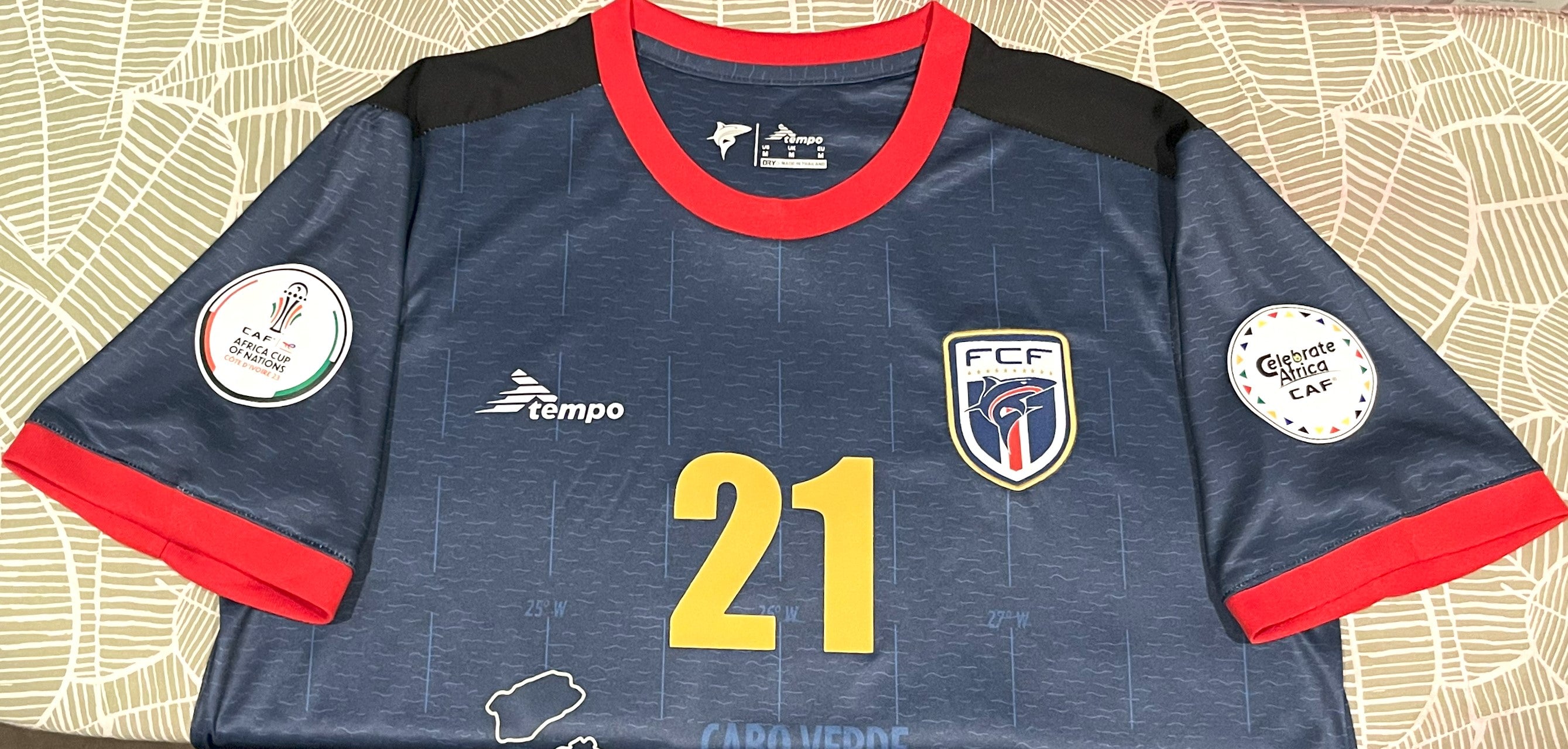 Cape Verde 2023-24 Home (BEBÉ #21) Jersey/Shirt