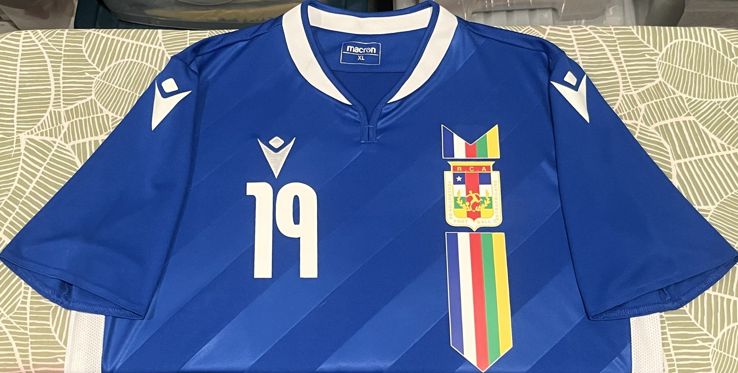 Central African Republic 2022 Home (KONDOGBIA #19) Jersey/Shirt