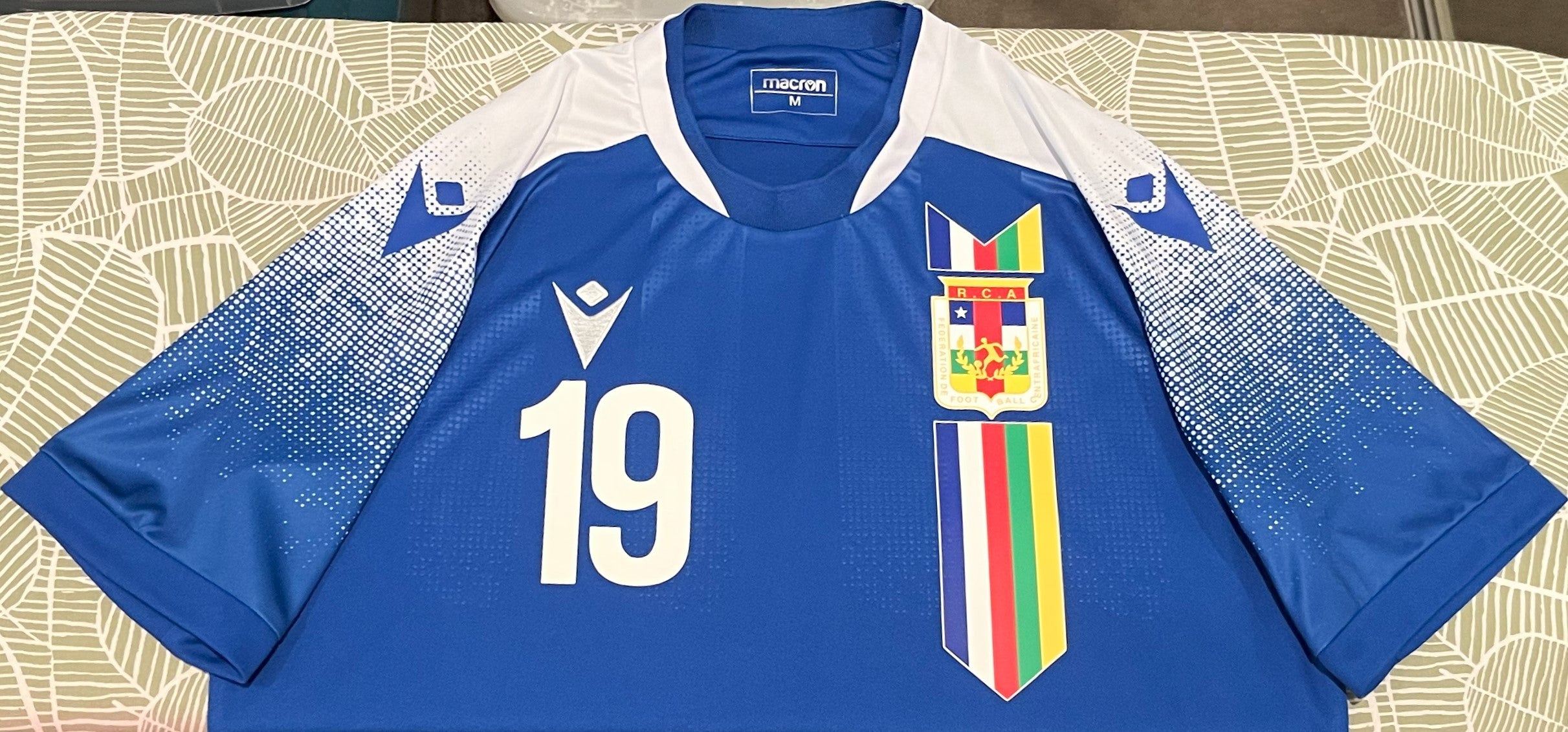 Central African Republic 2023 Home (#19- KONDOGBIA) Jersey/Shirt
