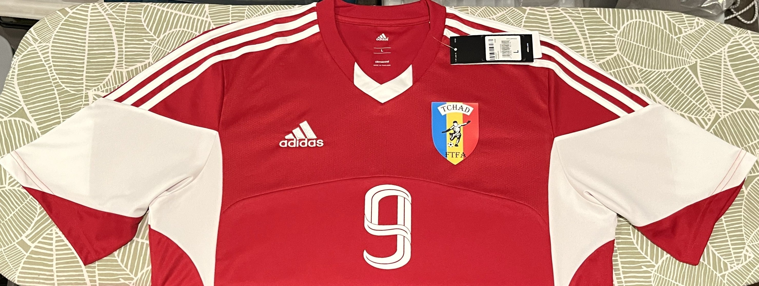 Chad 2013-14 Home (#9- BARTHÉLÉMY) Jersey/Shirt