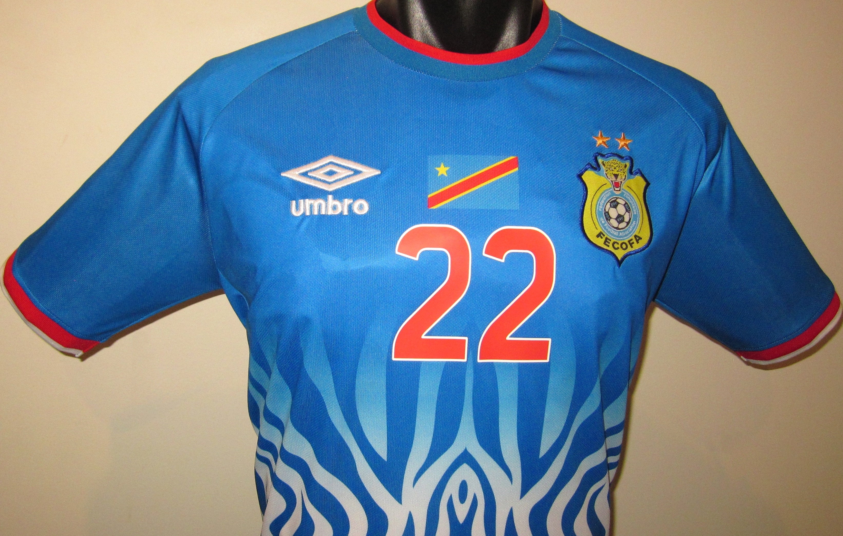 D.R. Congo 2026 Home (MBEMBA #22) Jersey/Shirt