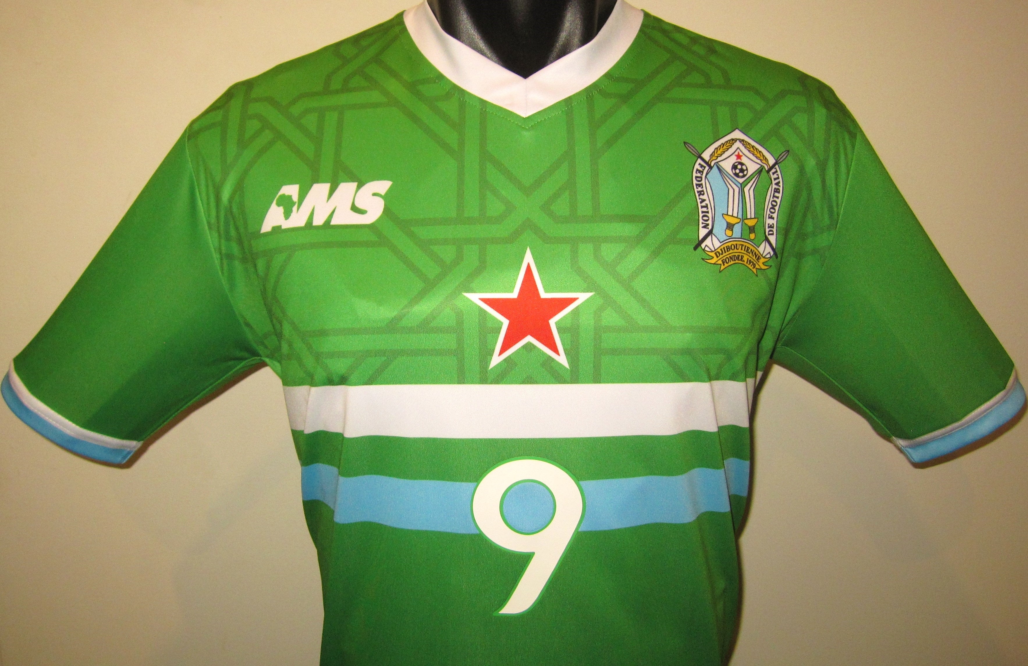 Djibouti 2017-18 Away (#9- LIBAN) Jersey/Shirt