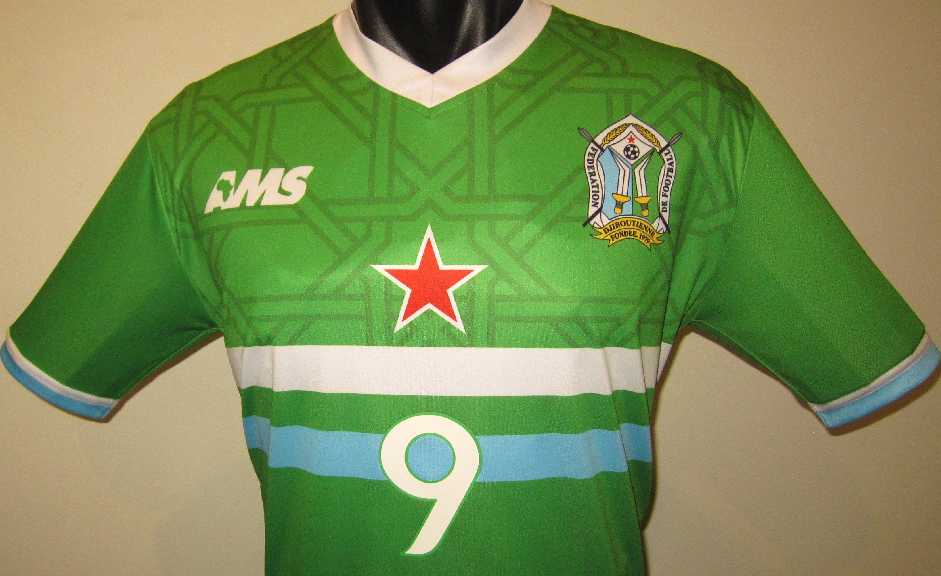 Djibouti 2017-18 Away (#9- LIBAN) Jersey/Shirt