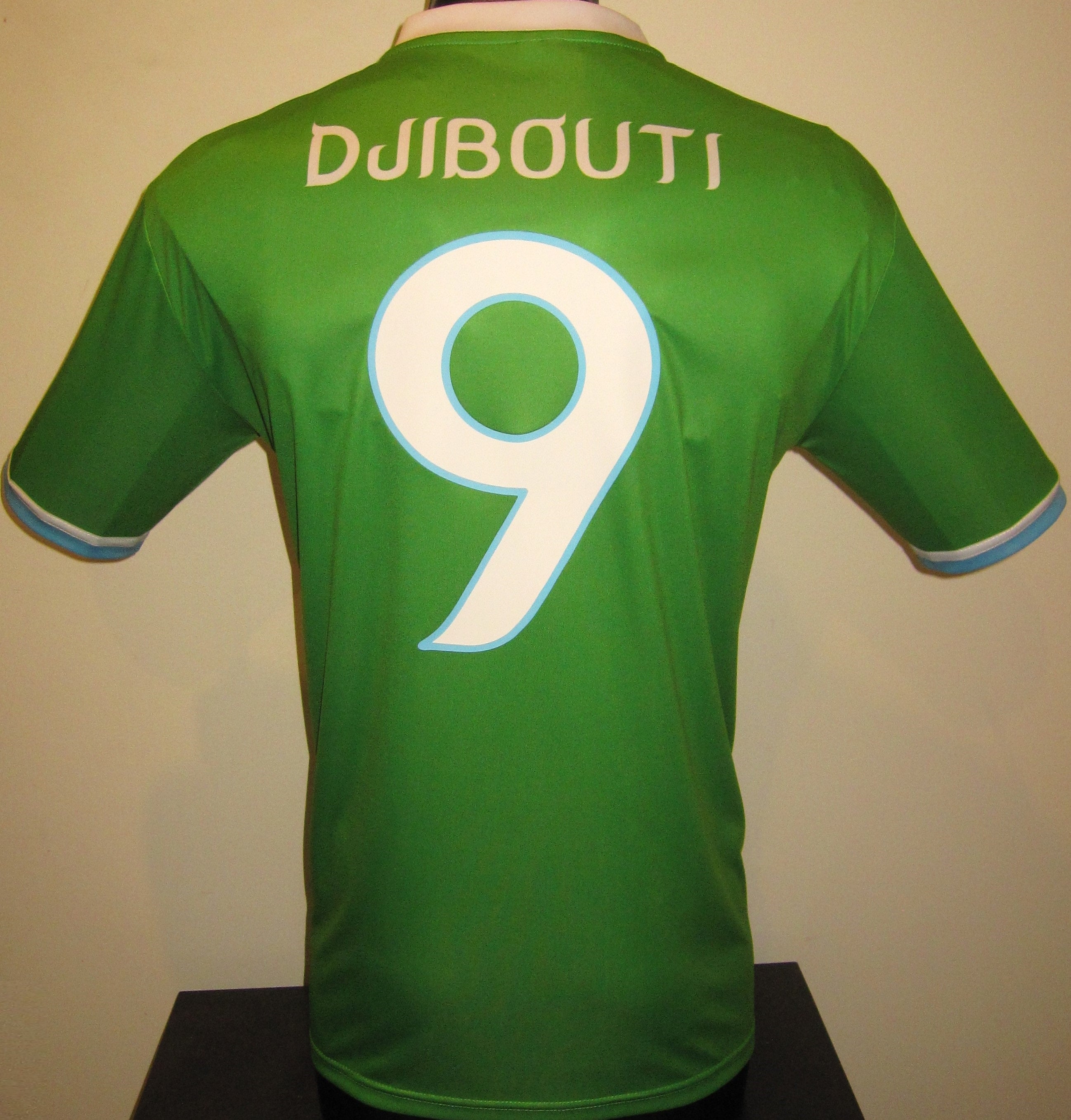 Djibouti 2017-18 Away (#9- LIBAN) Jersey/Shirt