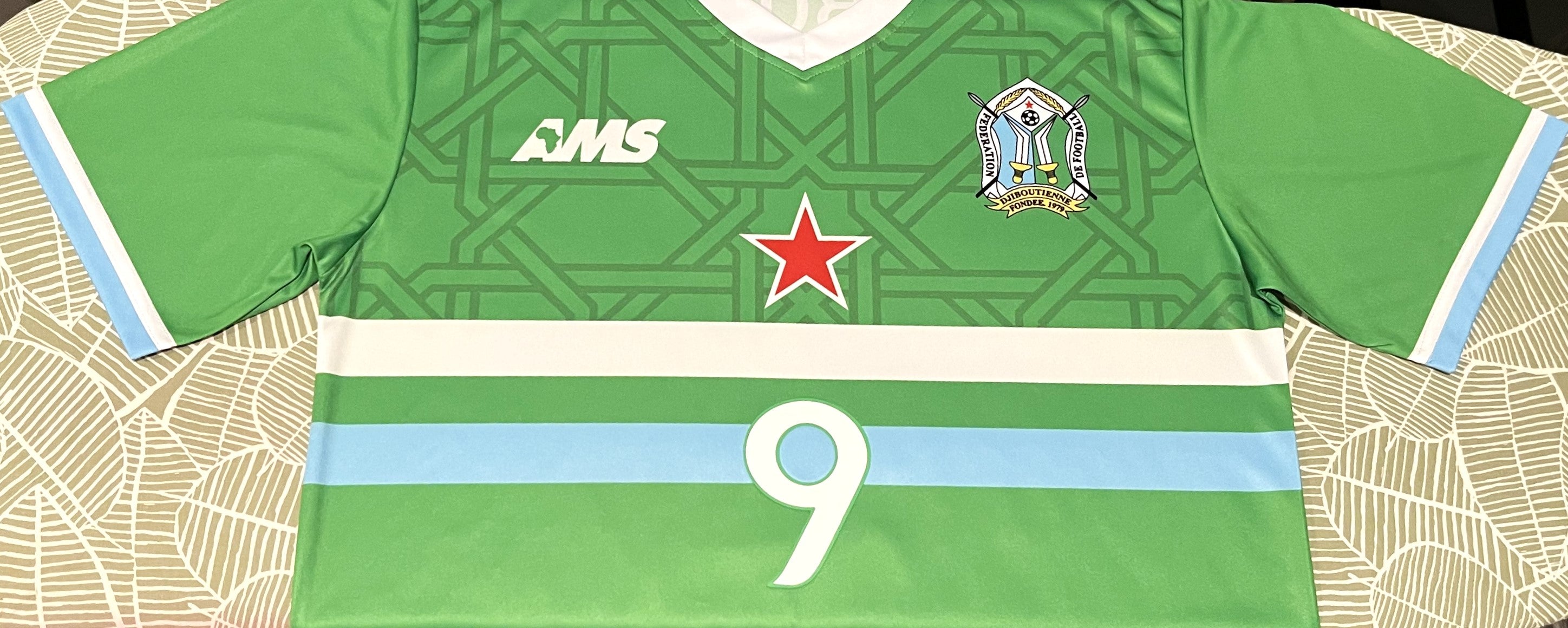 Djibouti 2017-18 Away (#9- LIBAN) Jersey/Shirt
