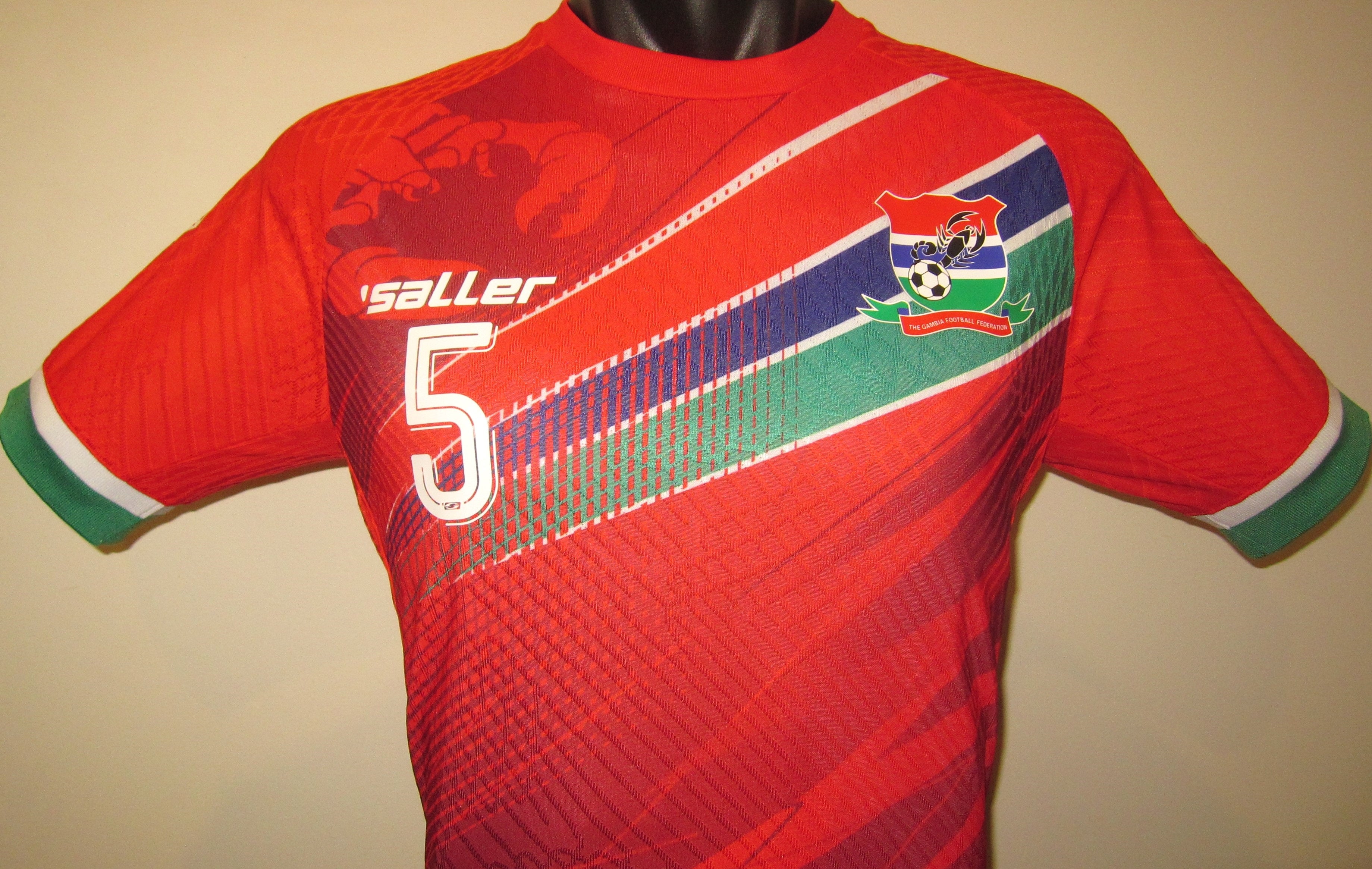 Gambia 2024-25 Home (#5- COLLEY) Jersey/Shirt