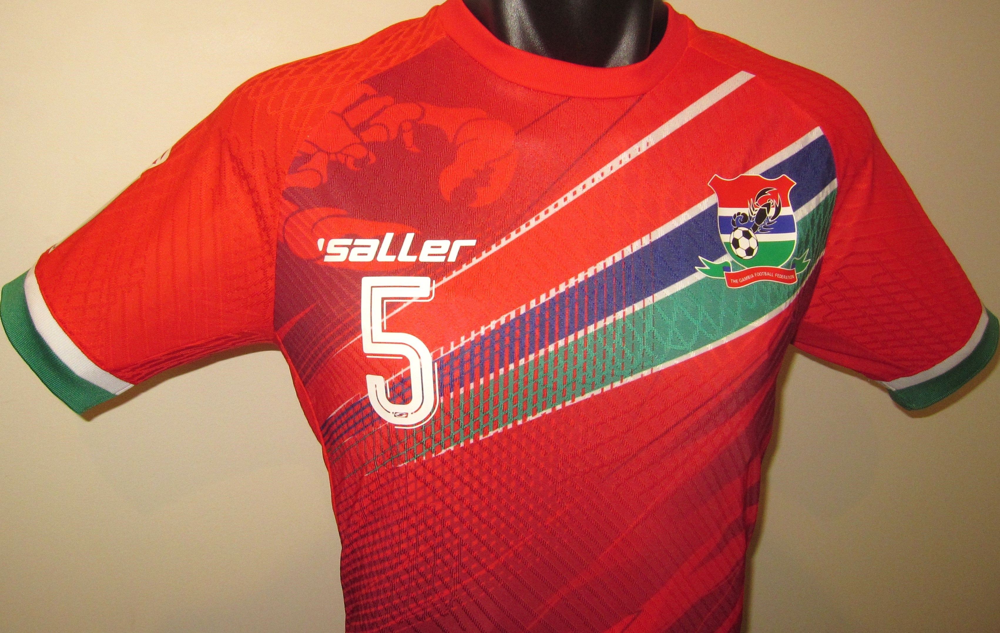 Gambia 2024-25 Home (#5- COLLEY) Jersey/Shirt