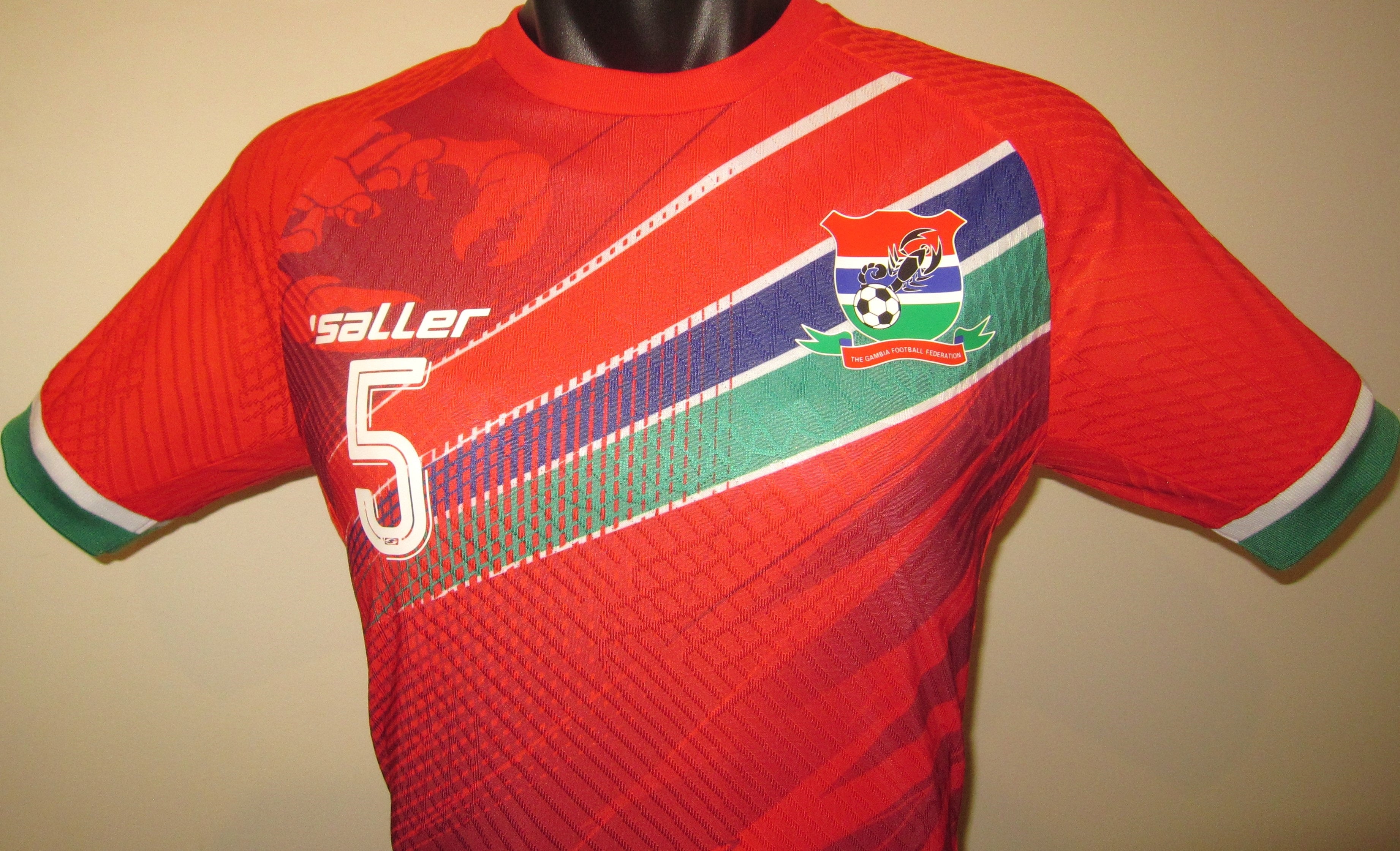 Gambia 2024-25 Home (#5- COLLEY) Jersey/Shirt