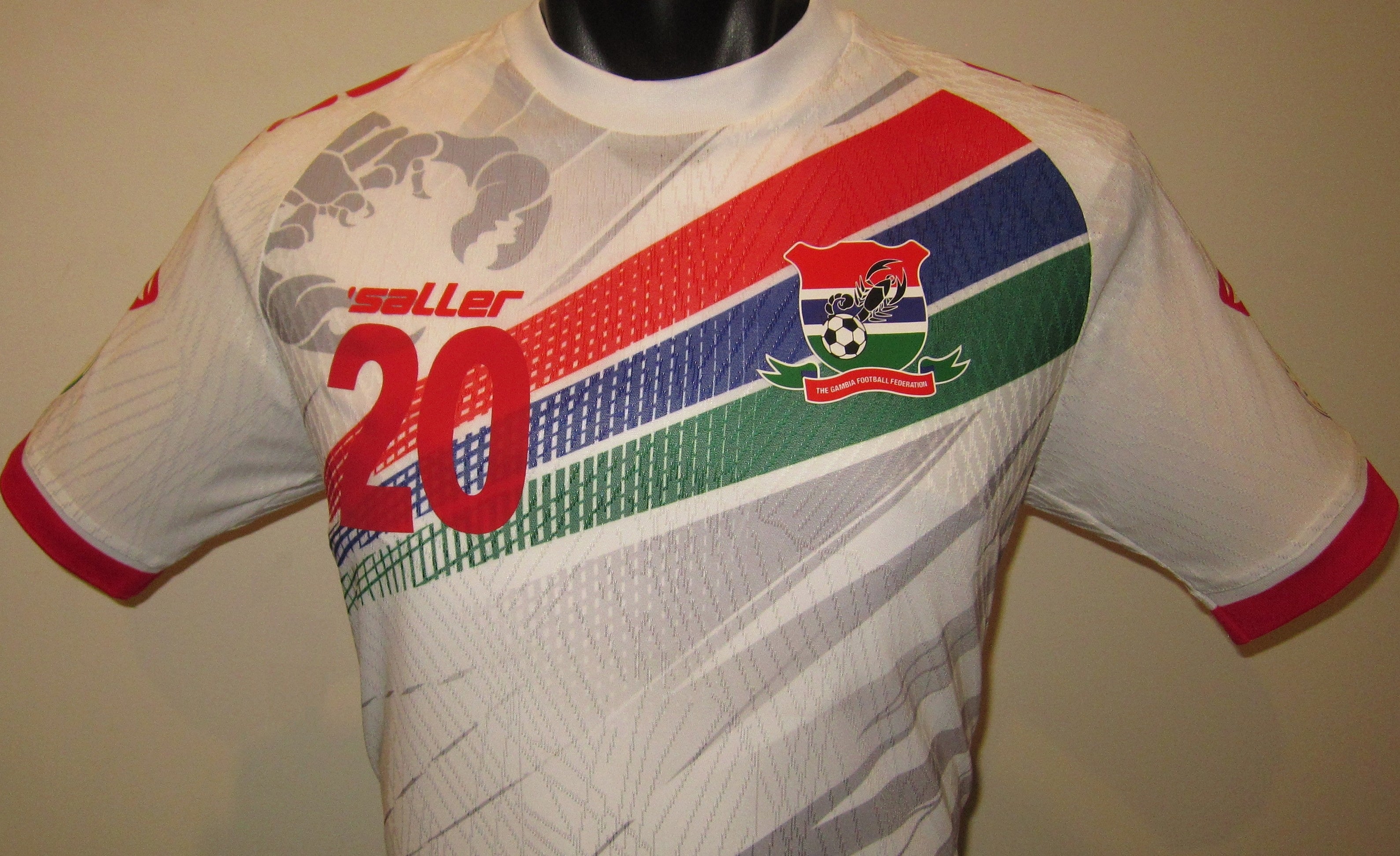Gambia 2024-25 Away (Y. MINTEH #20) Jersey/Shirt