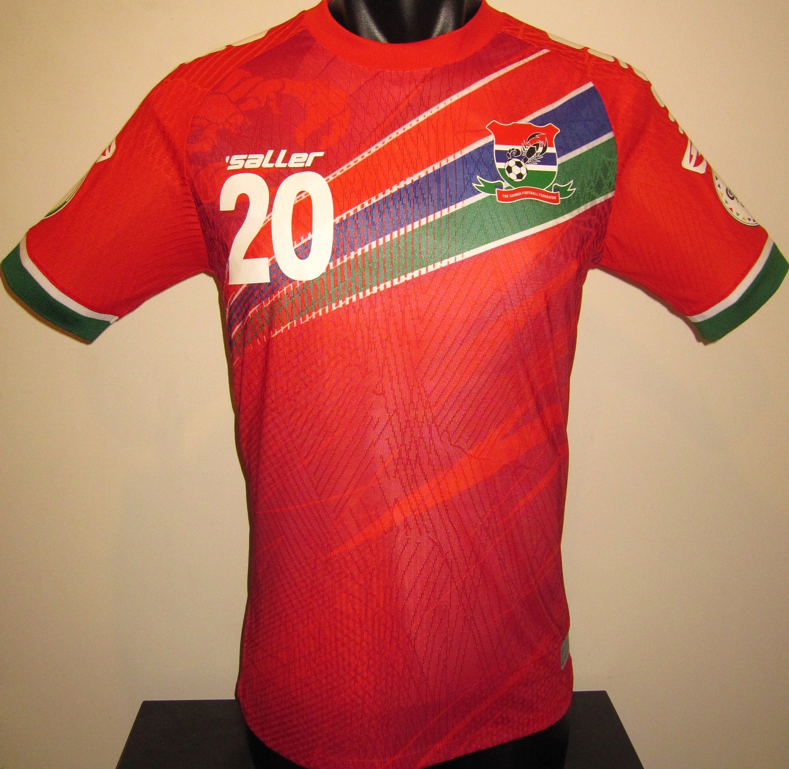 Gambia 2024-25 Home (Y. MINTEH #20) Jersey/Shirt