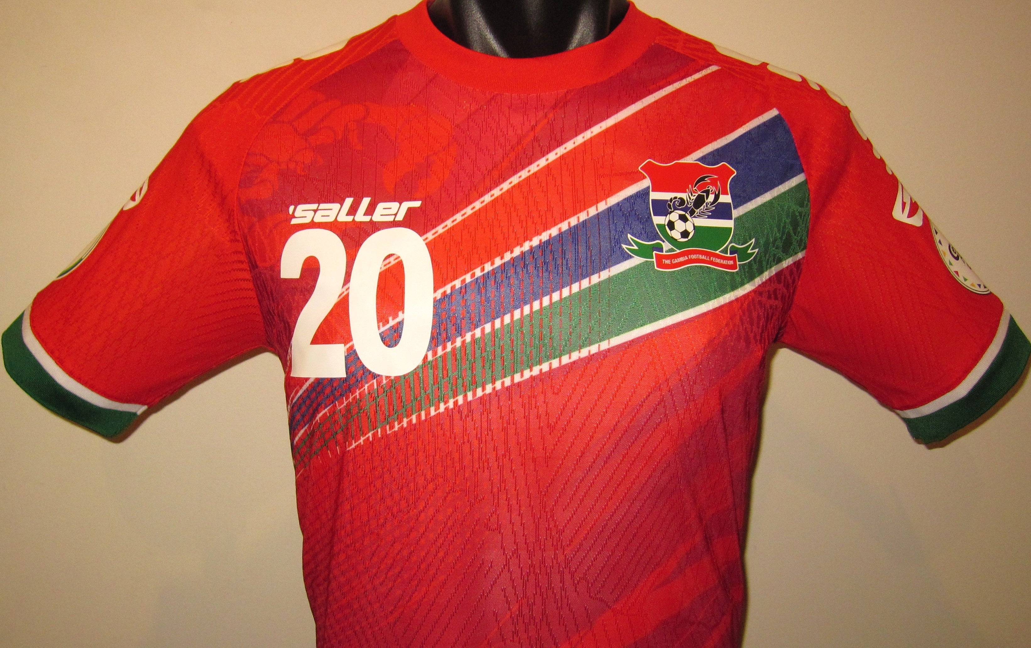 Gambia 2024-25 Home (Y. MINTEH #20) Jersey/Shirt