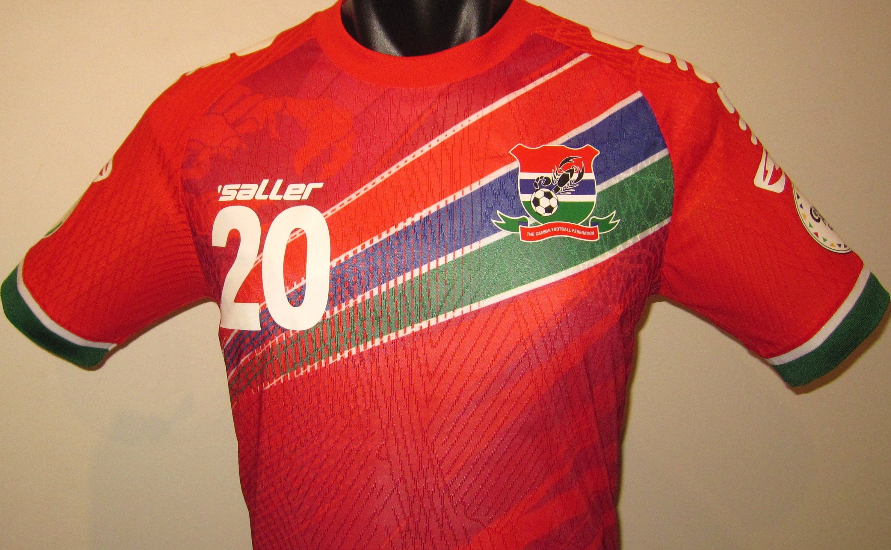 Gambia 2024-25 Home (Y. MINTEH #20) Jersey/Shirt