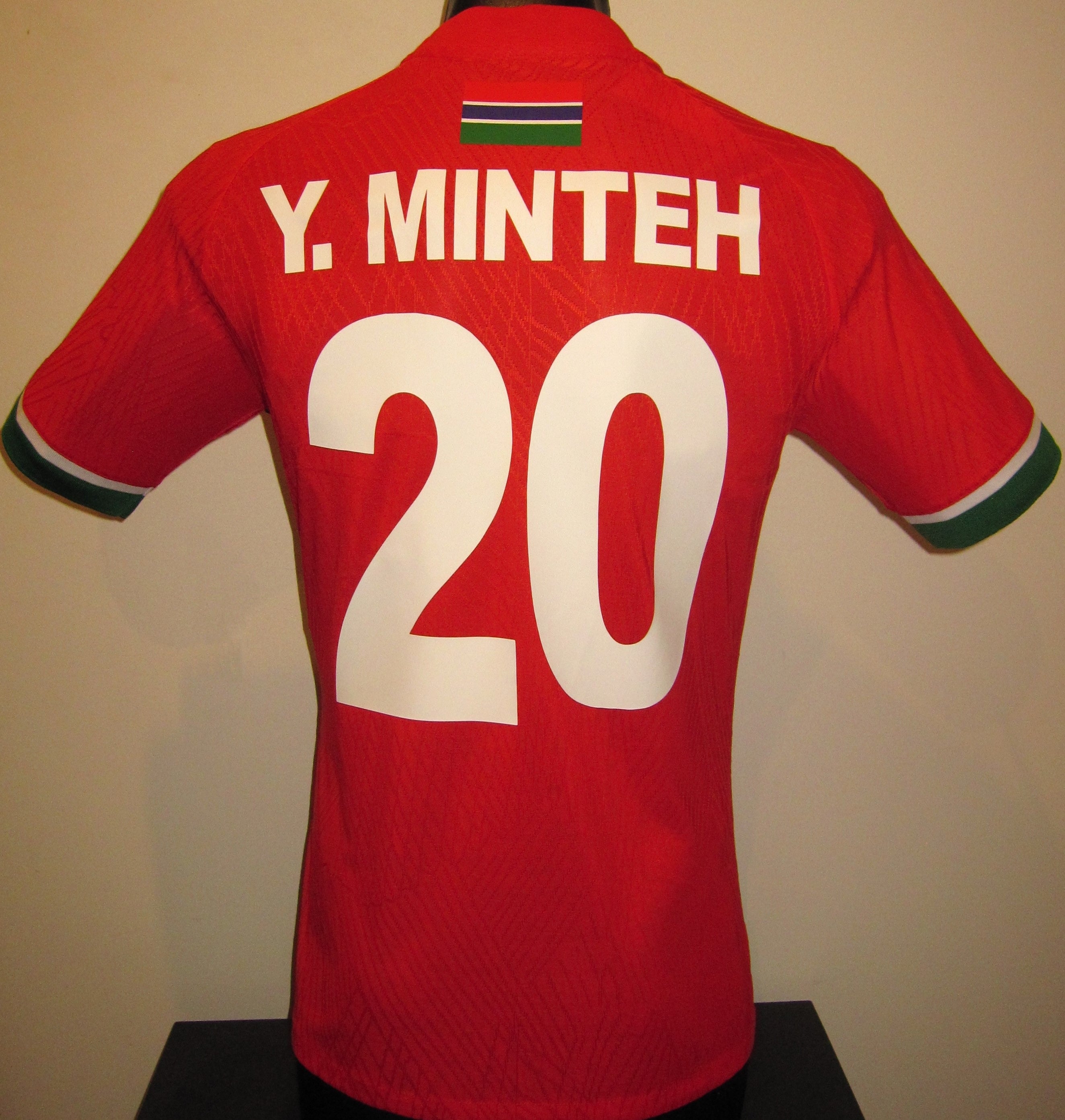 Gambia 2024-25 Home (Y. MINTEH #20) Jersey/Shirt