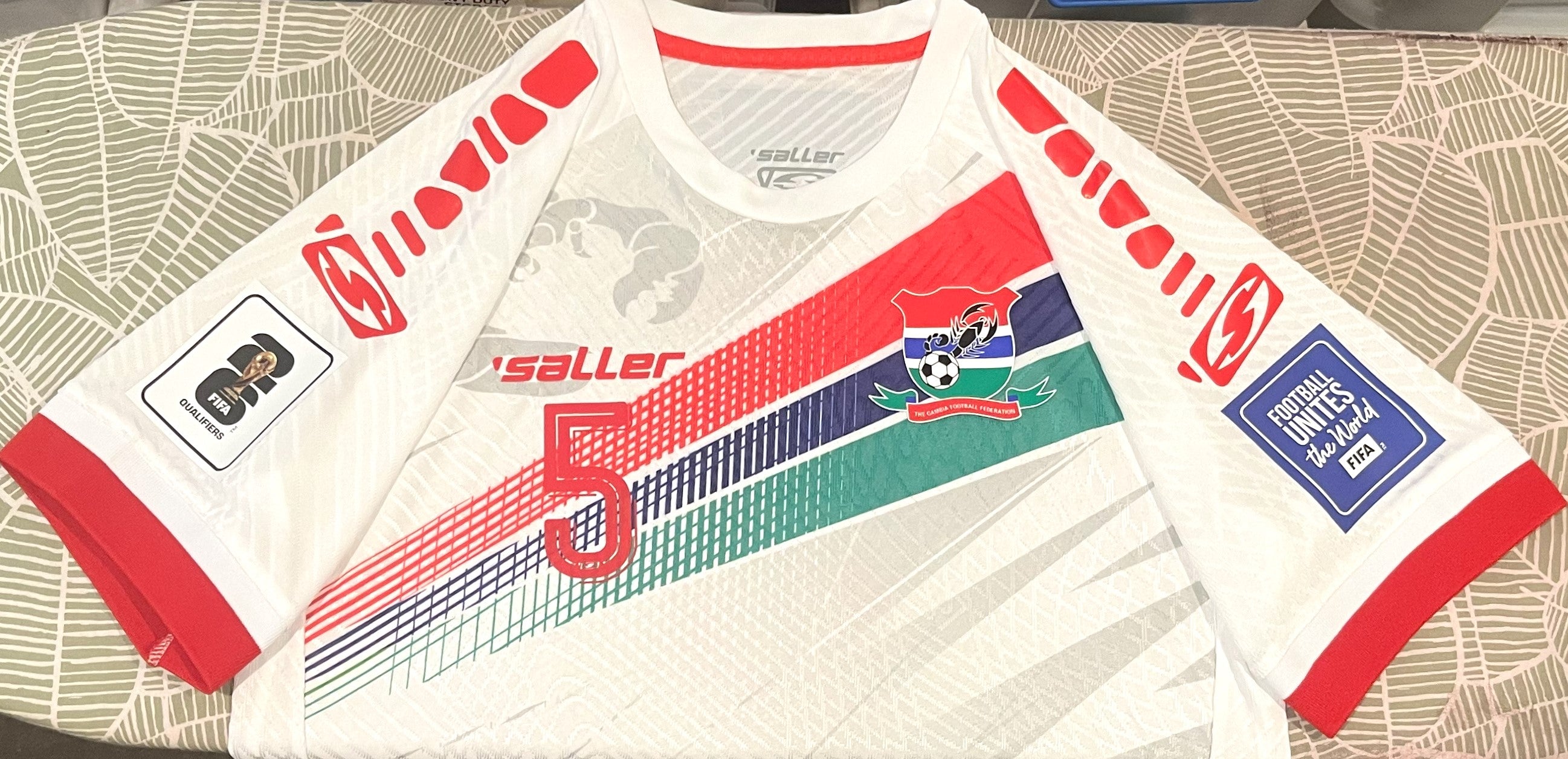 Gambia 2024-25 Away (COLLEY #5) Jersey/Shirt