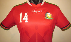 Kenya 2022-23 Home (#14- OLUNGA) Jersey/Shirt