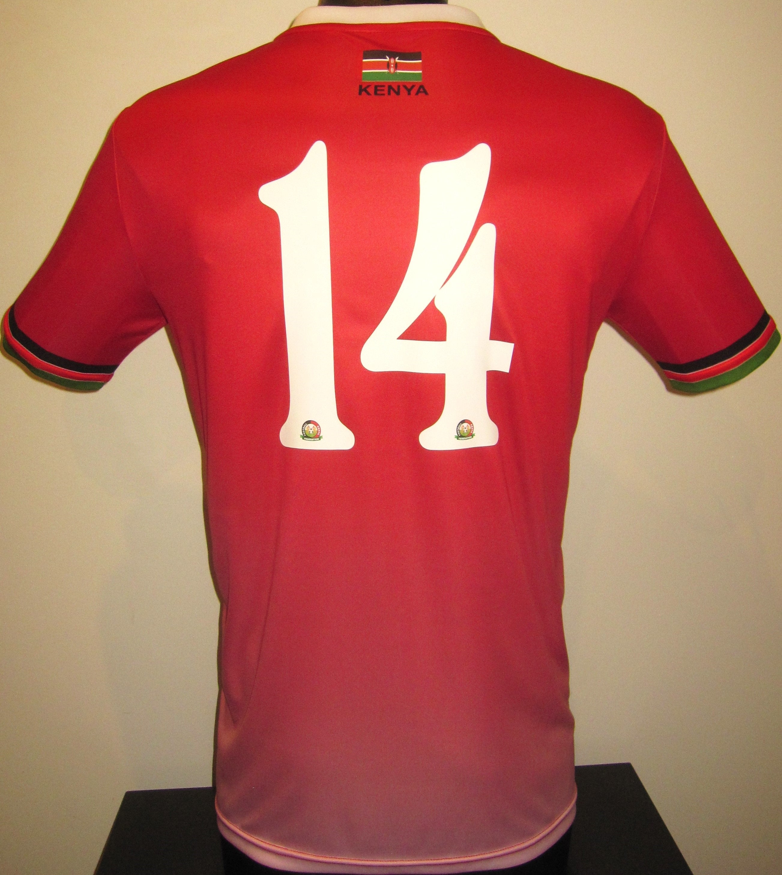 Kenya 2022-23 Home (#14- OLUNGA) Jersey/Shirt