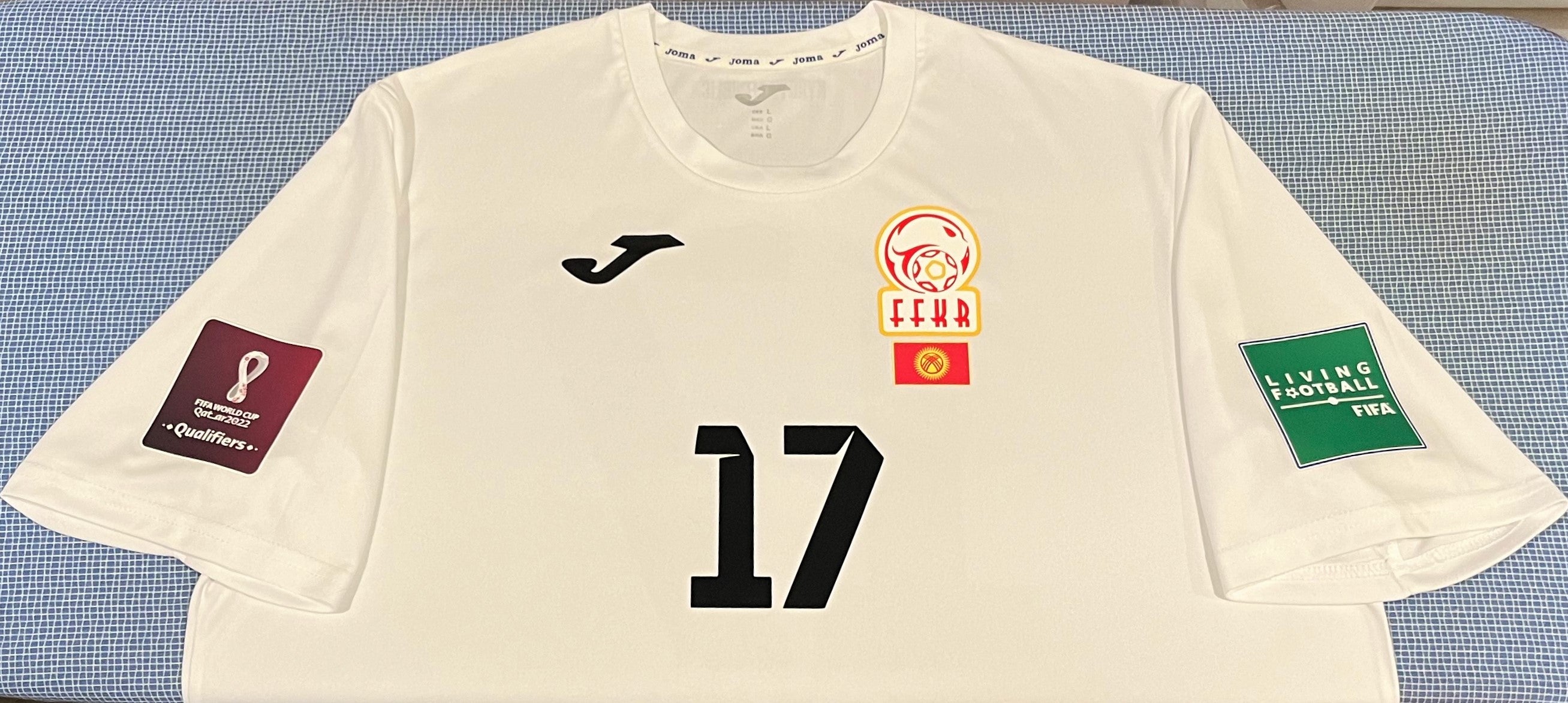 Kyrgyzstan 2021-22 Away (#17- ALYKULOV) Jersey/Shirt