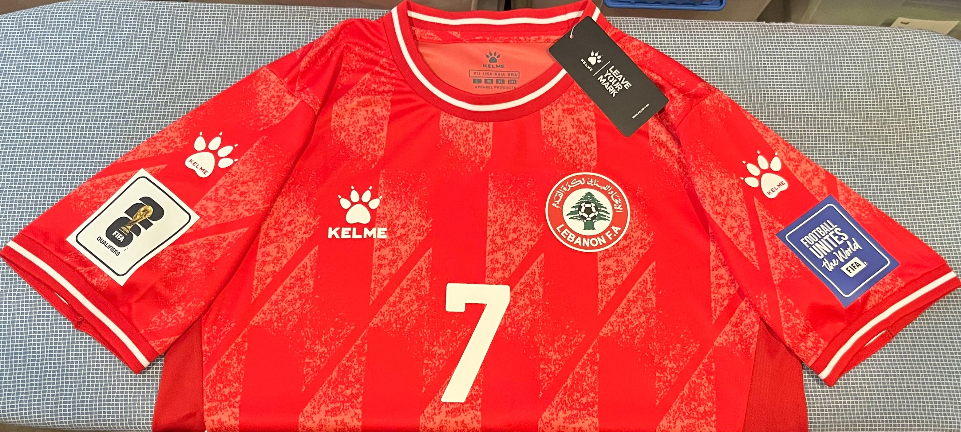 Lebanon 2023-24 Home (#7- MAATOUK) Jersey/Shirt