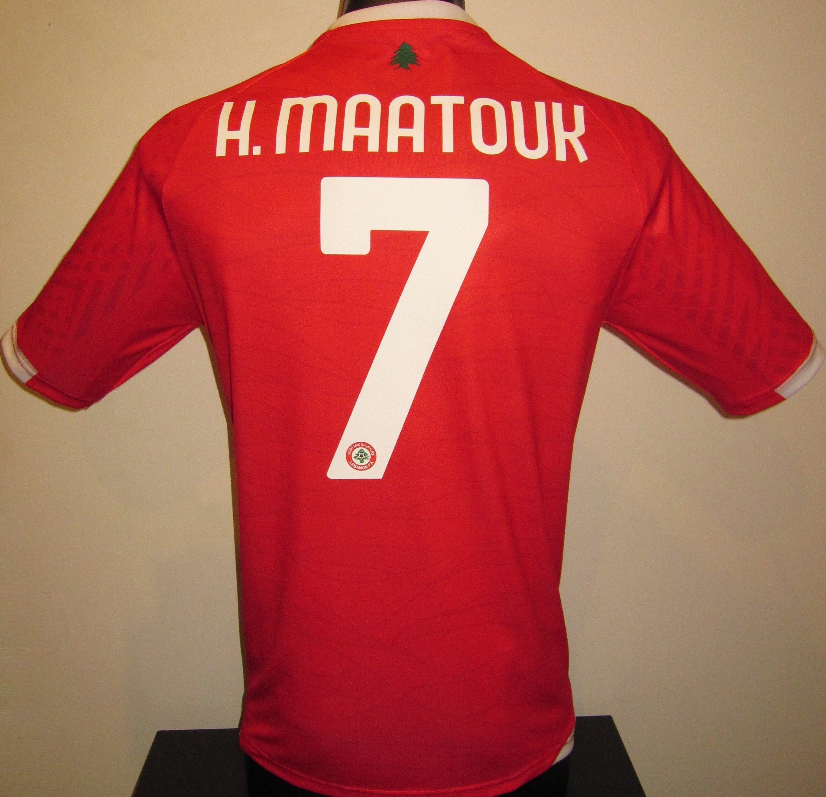 Lebanon 2024-25 Home (H. MAATOUK #7) Jersey/Shirt