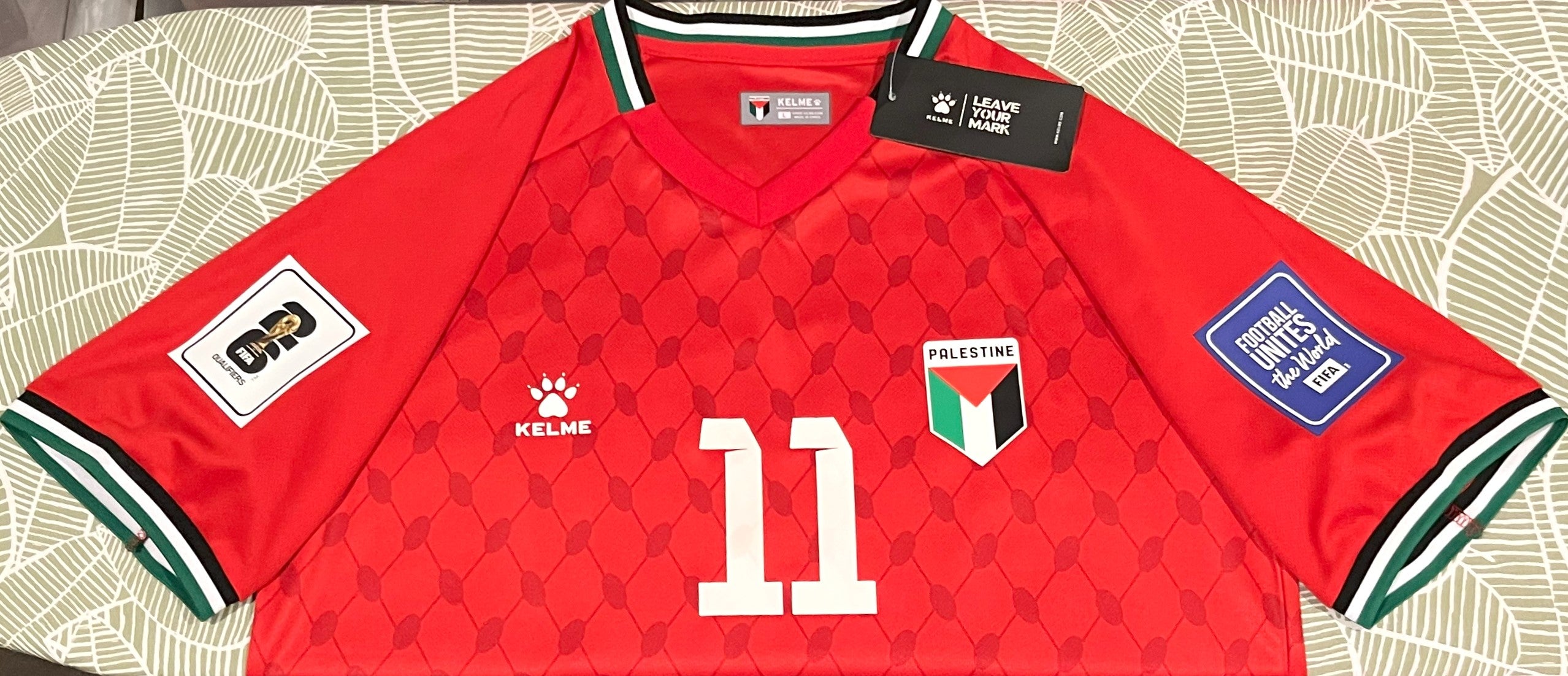 Palestine 2024-25 Home (O. DABBAGH #11) Jersey/Shirt