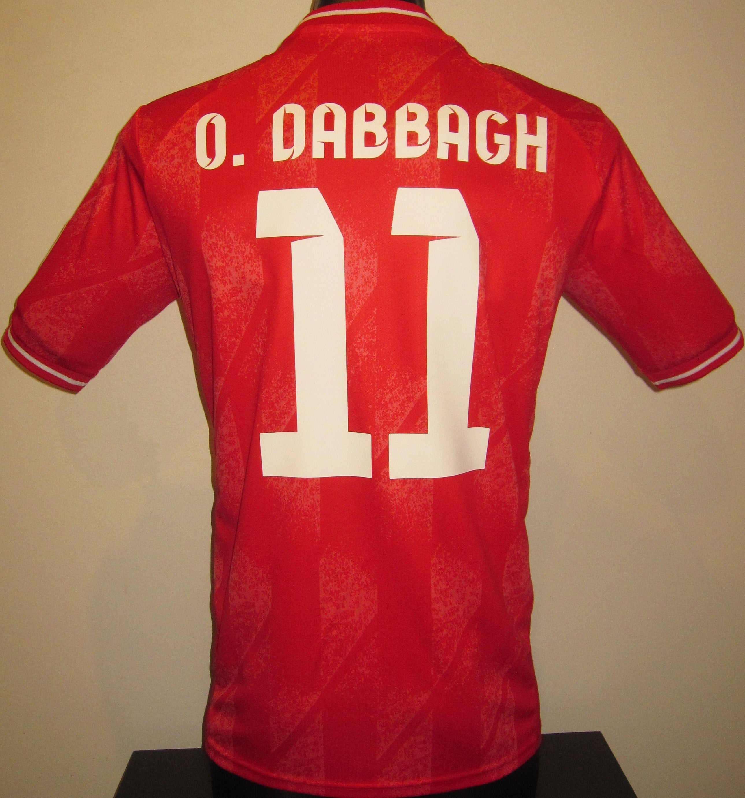 Palestine 2023-24 Home (O. DABBAGH #11) Jersey/Shirt