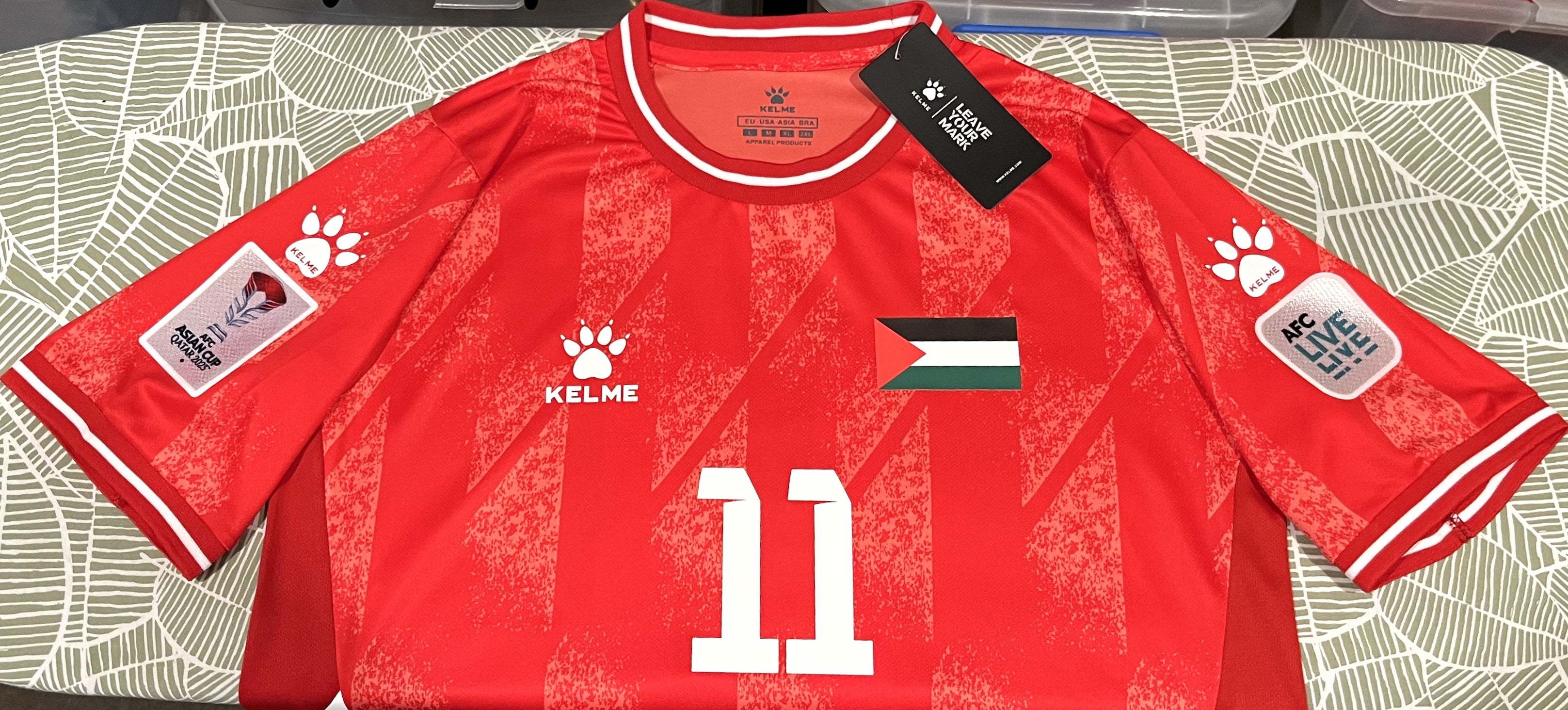 Palestine 2023-24 Home (O. DABBAGH #11) Jersey/Shirt