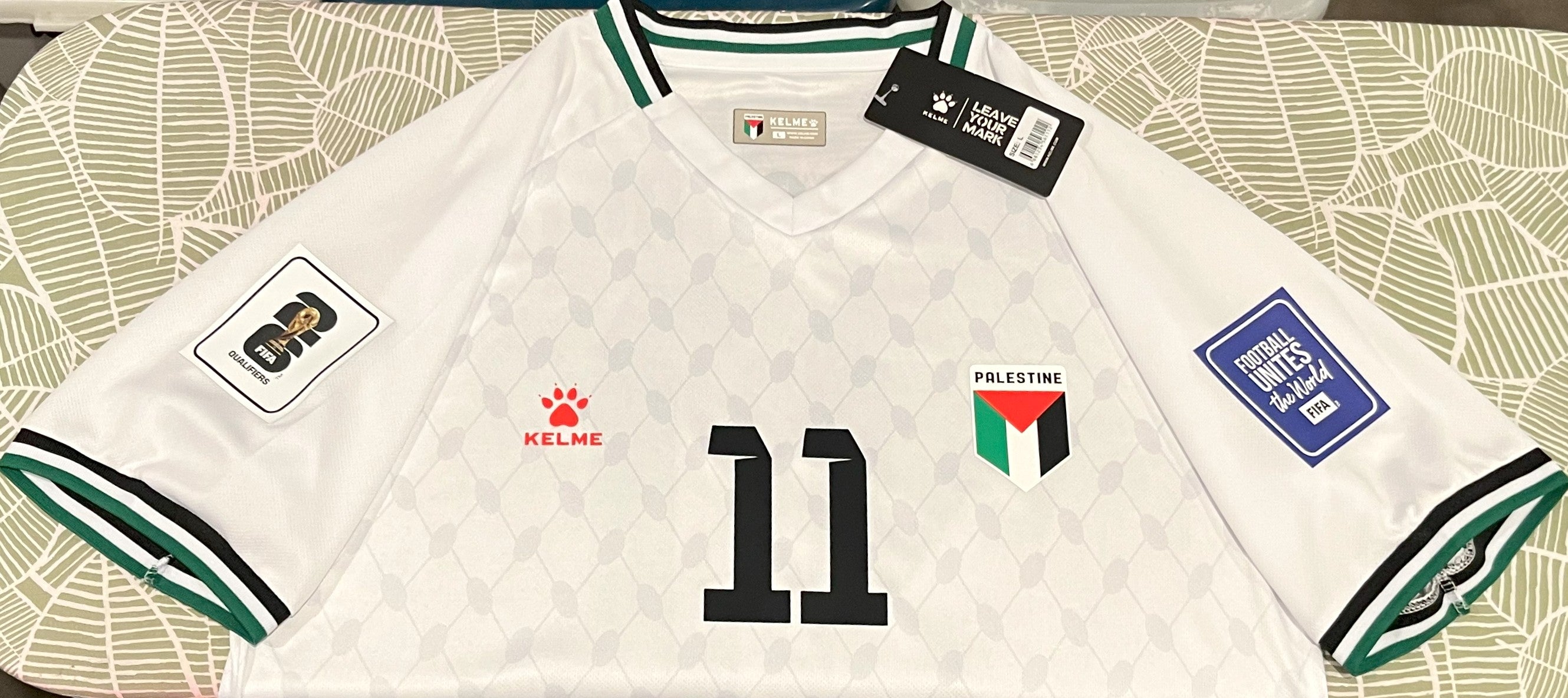Palestine 2024-25 Away (O. DABBAGH #11) Jersey/Shirt