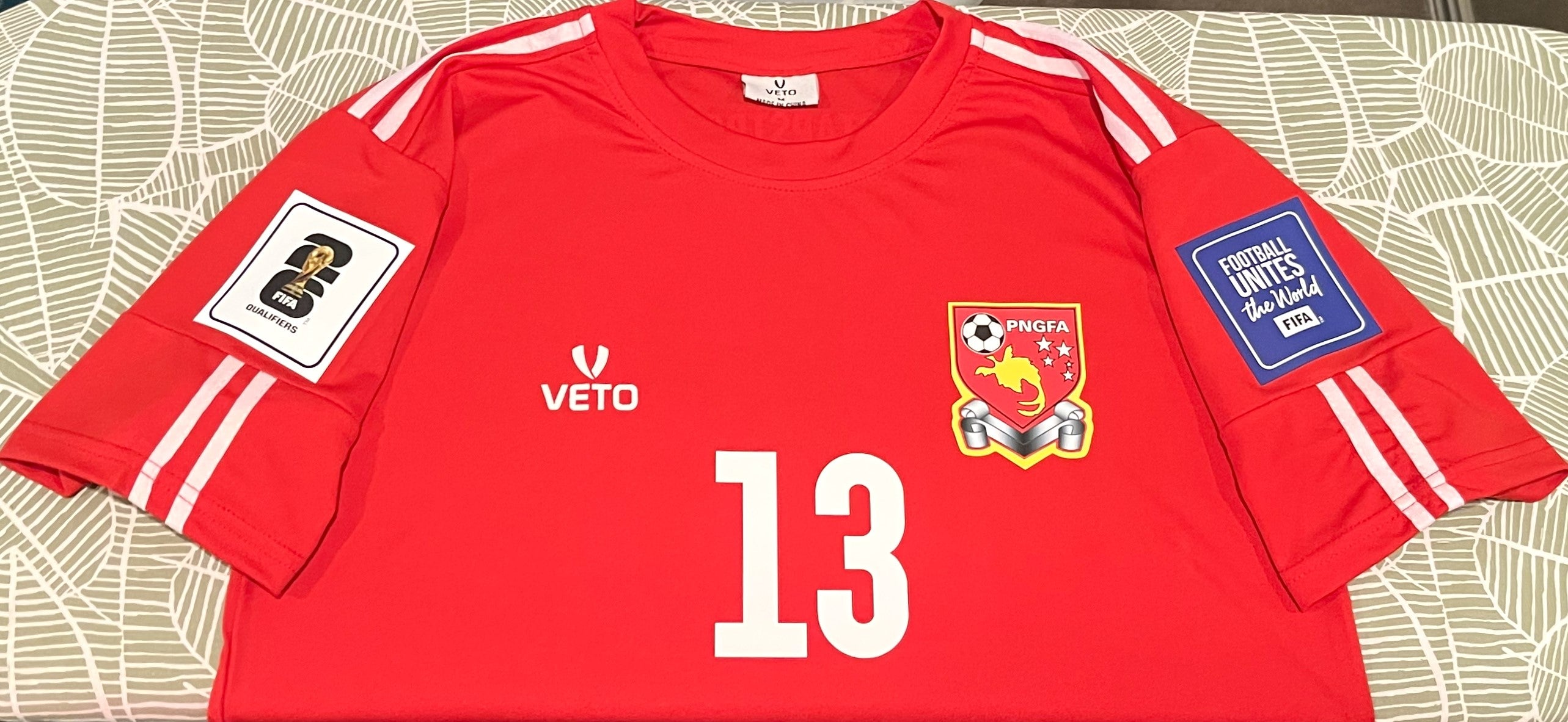 Papua New Guinea 2024-25 Home (#13- SEMMY) Jersey/Shirt