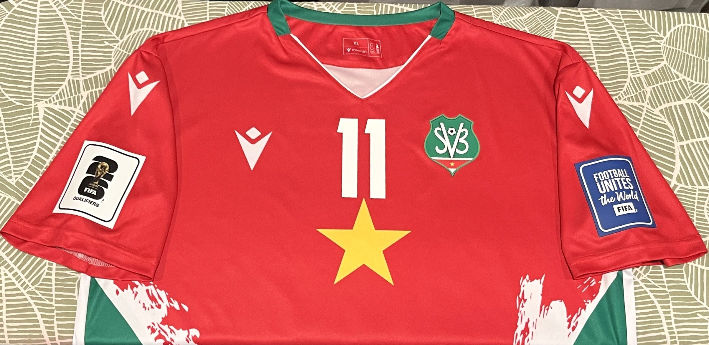 Suriname 2025-26 Home (BECKER #11) Jersey/Shirt
