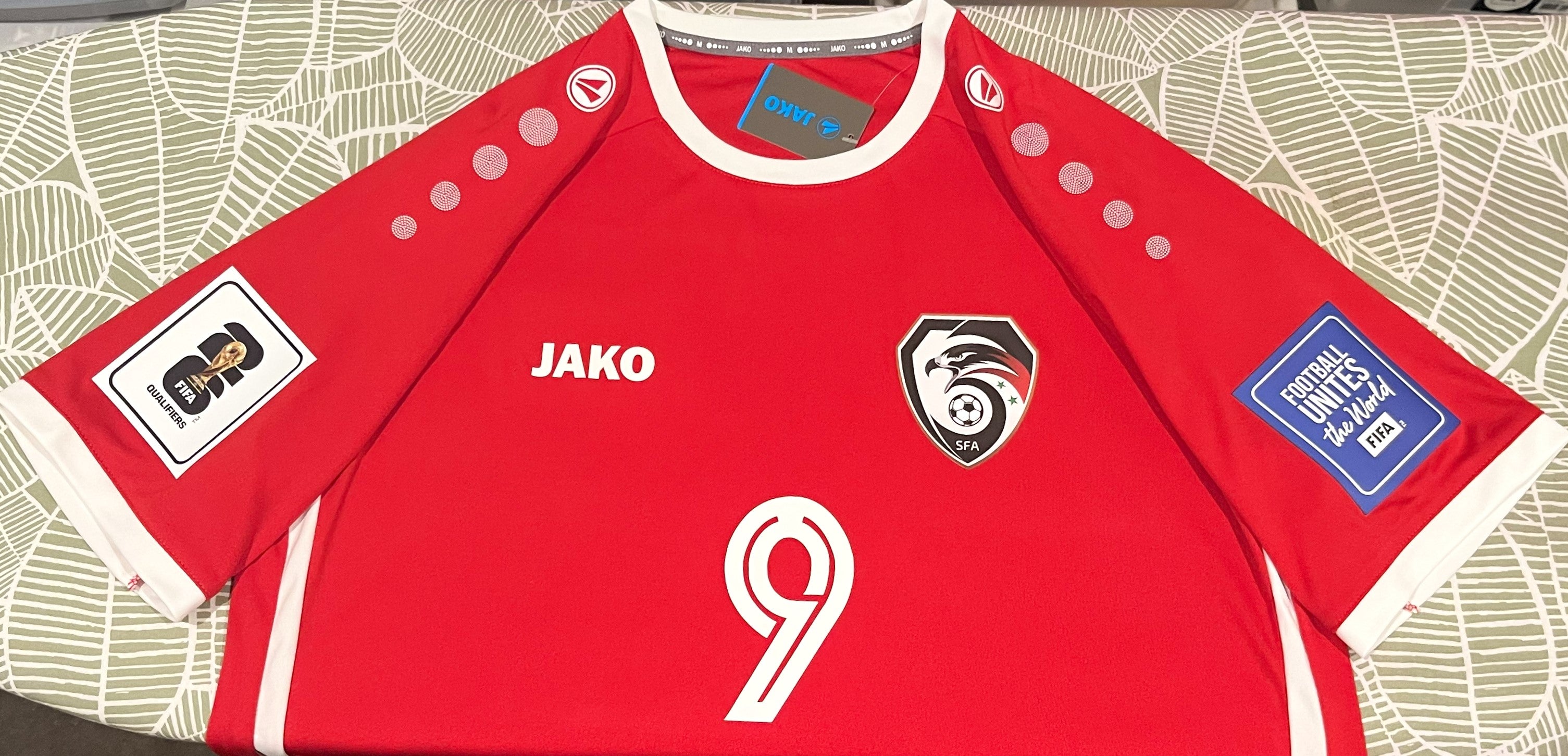 Syria 2023 Home (#9- AL-SOMA) Jersey/Shirt