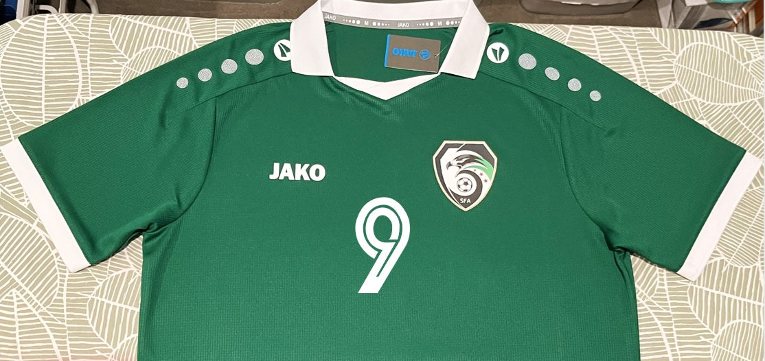 Syria 2026 Home (#9- AL-SOMA) Jersey/Shirt