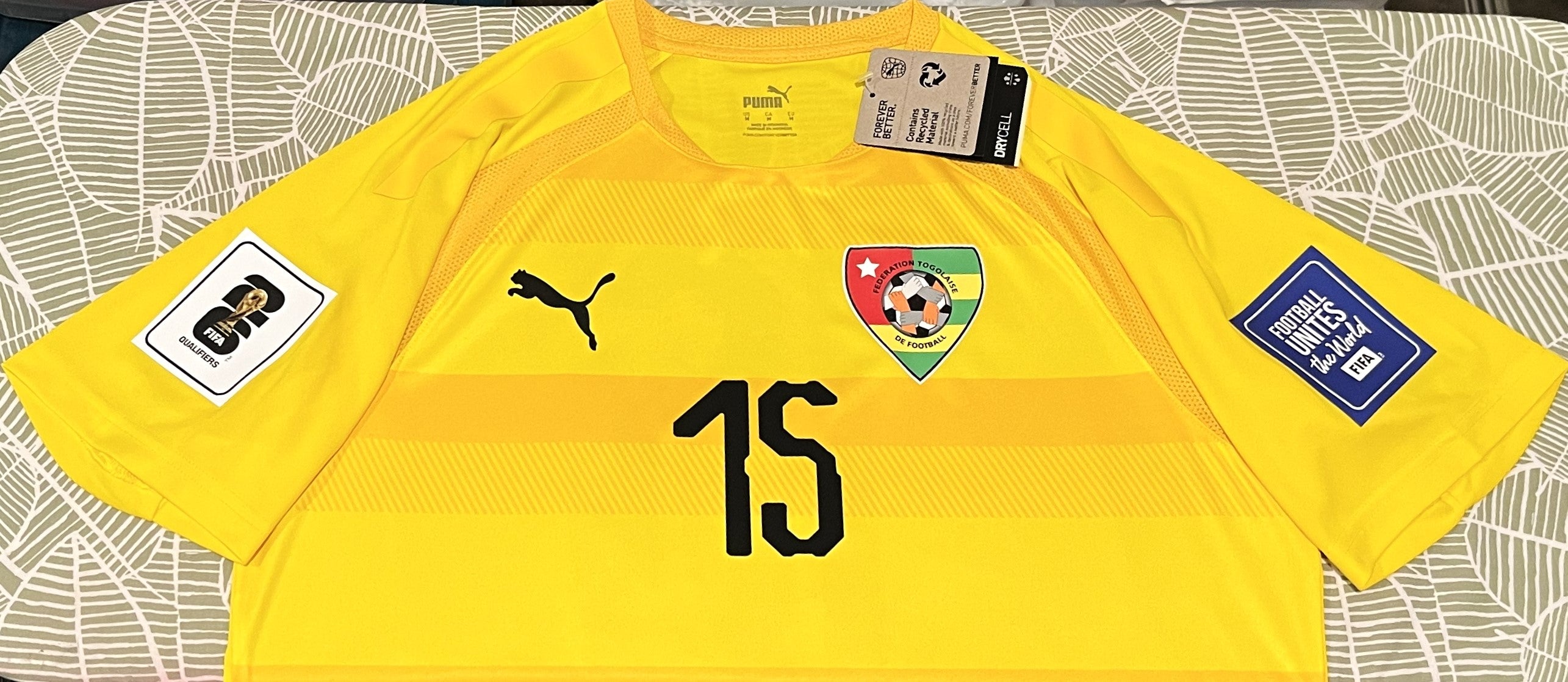 Togo 2024-25 Home (#15- ROMAO) Jersey/Shirt
