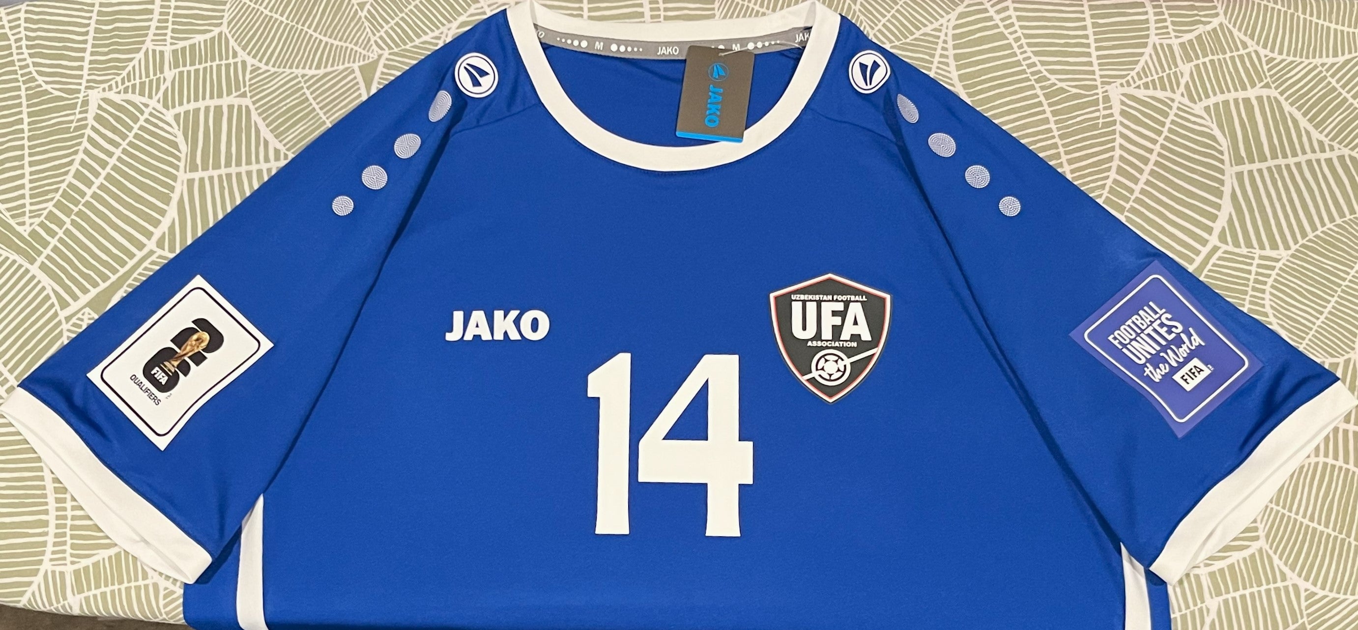 Uzbekistan 2023 Home (SHOMURODOV #14) Jersey/Shirt