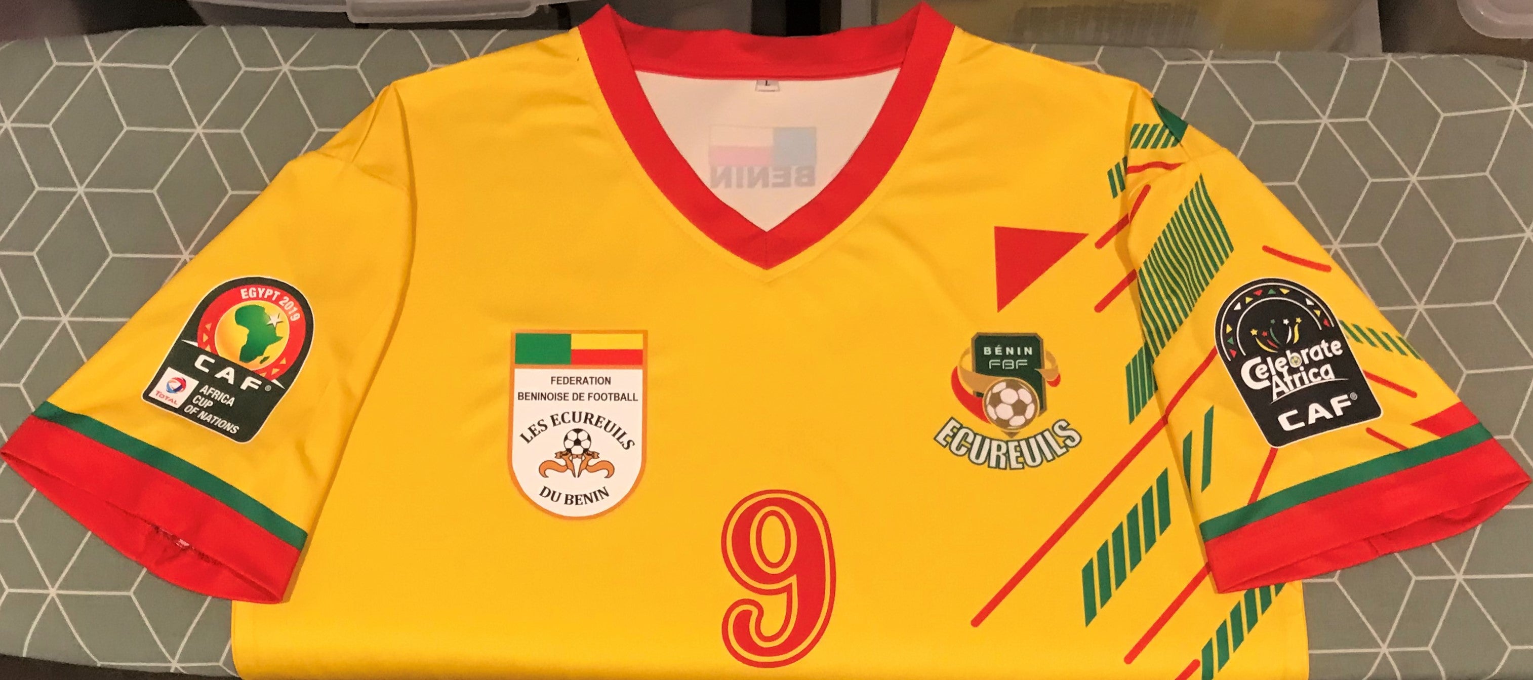 Benin 2019 Home (MOUNIE #9) Jersey/Shirt