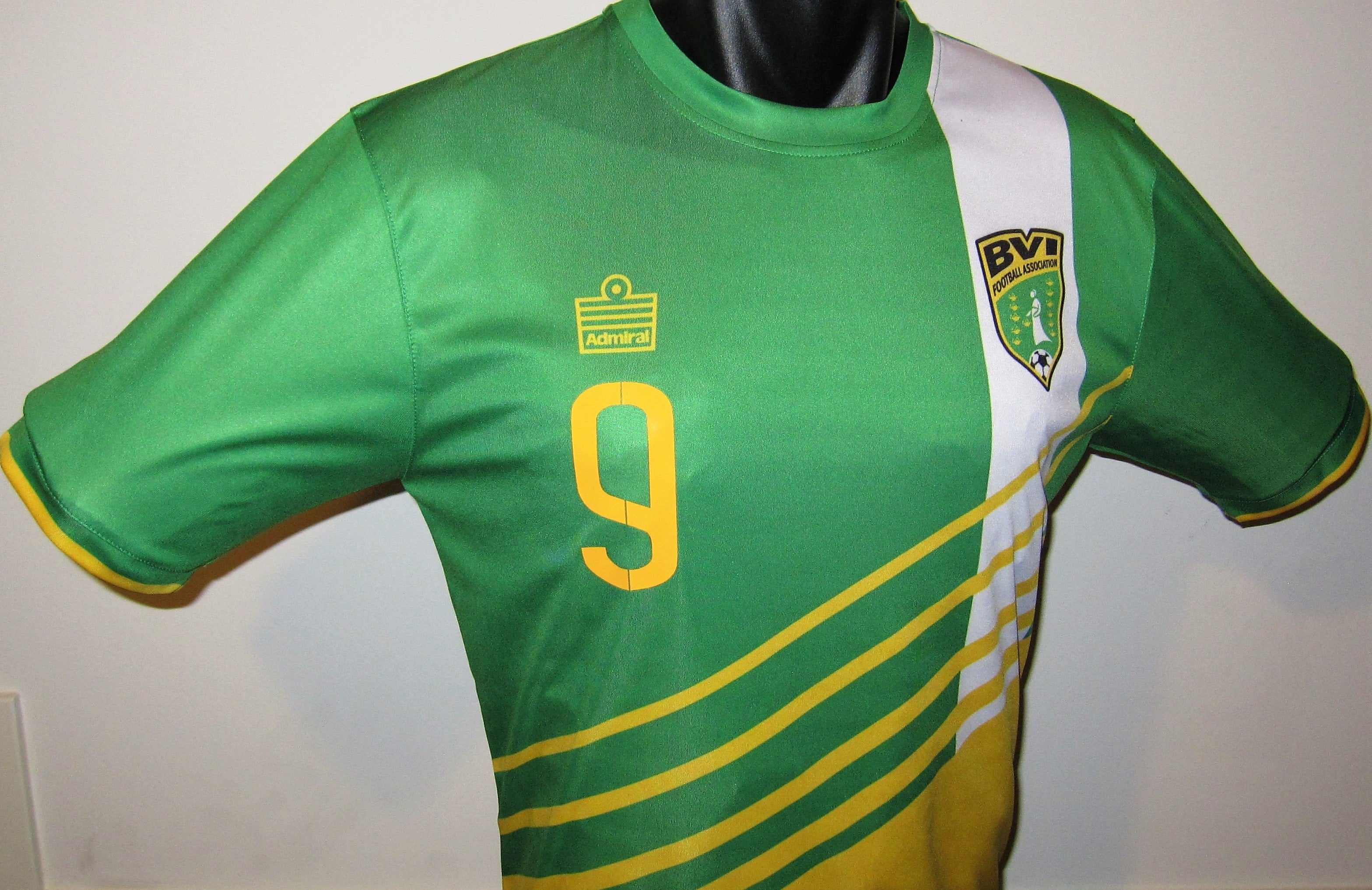 British Virgin Islands 2017-18 Home (#9- JOHNSON) Jersey/Shirt