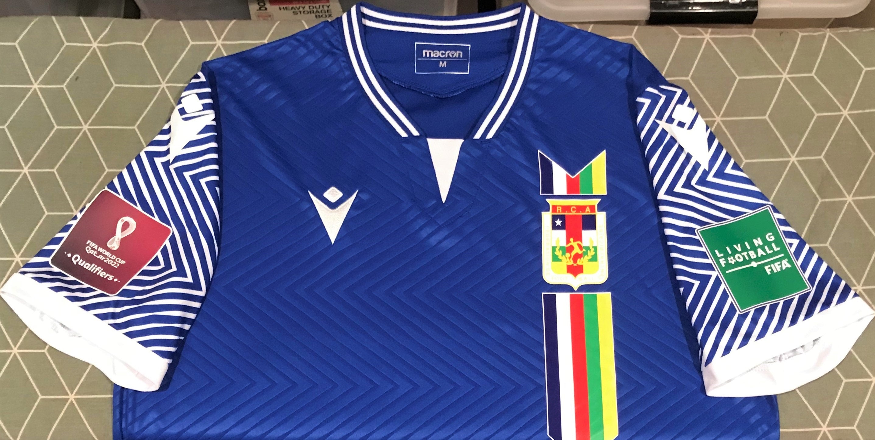 Central African Republic 2021-22 Home (#19- KONDOGBIA) Jersey/Shirt