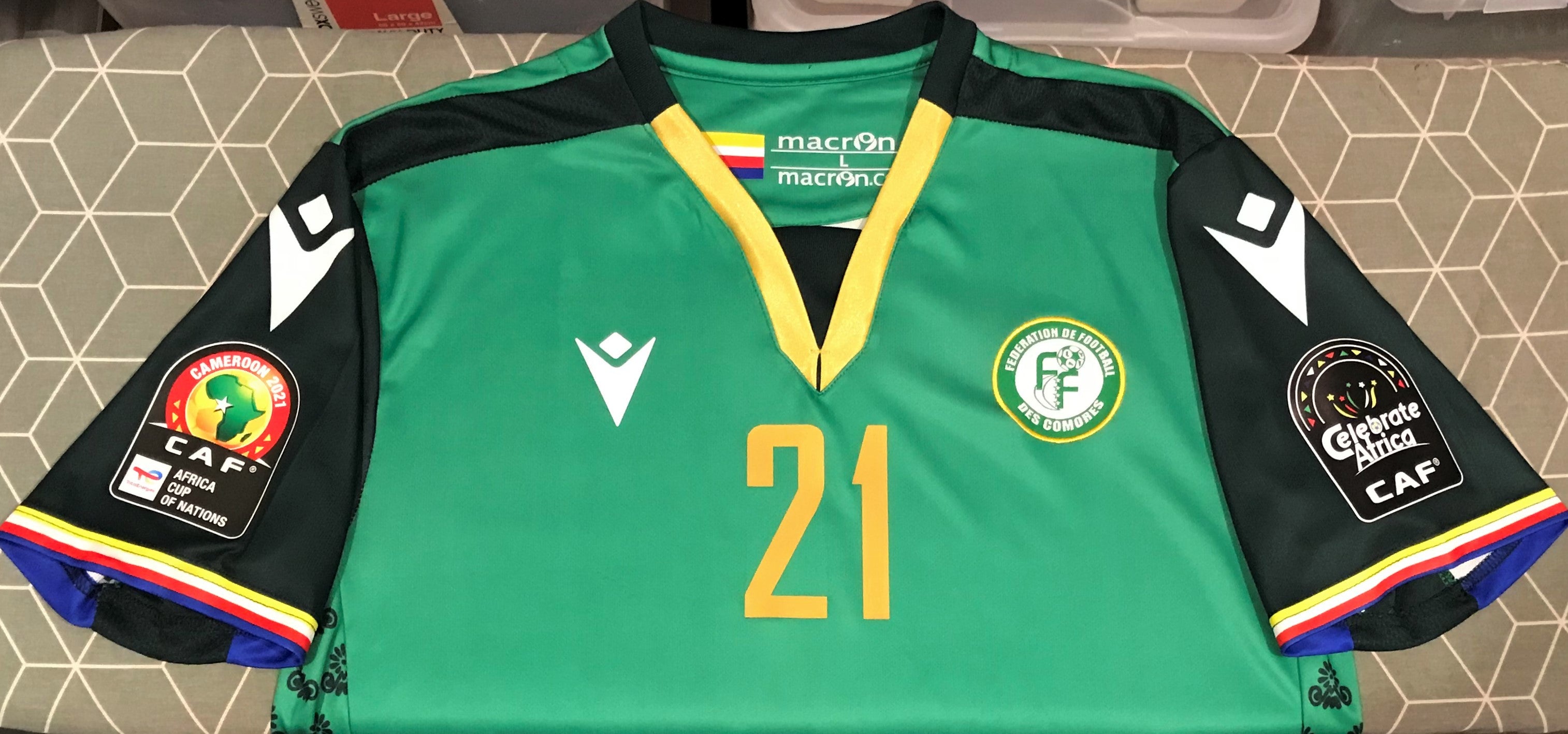 Comoros 2021-22 Home (BEN.M #21) Jersey/Shirt