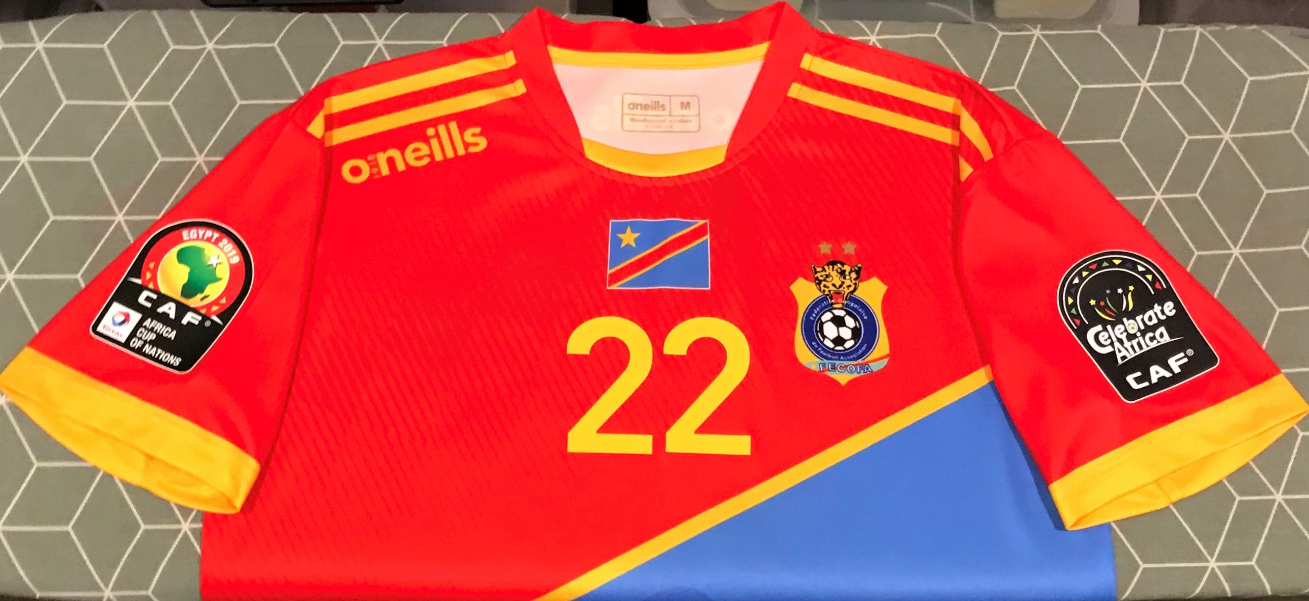 D.R. Congo 2019-20 Home (MBEMBA #22) Jersey/Shirt