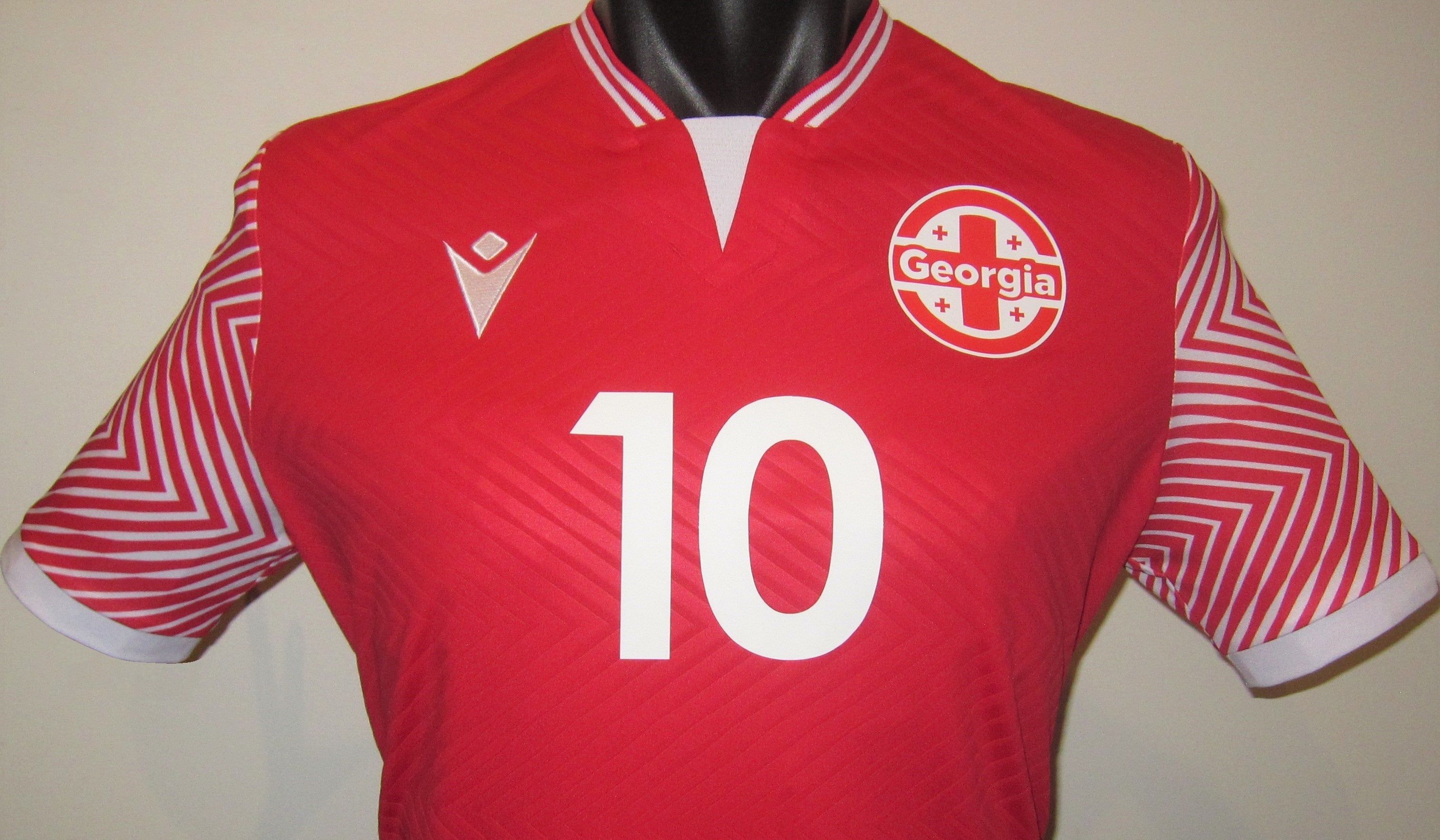 Georgia 2022 Home (OKRIASHVILI #10) Jersey/Shirt