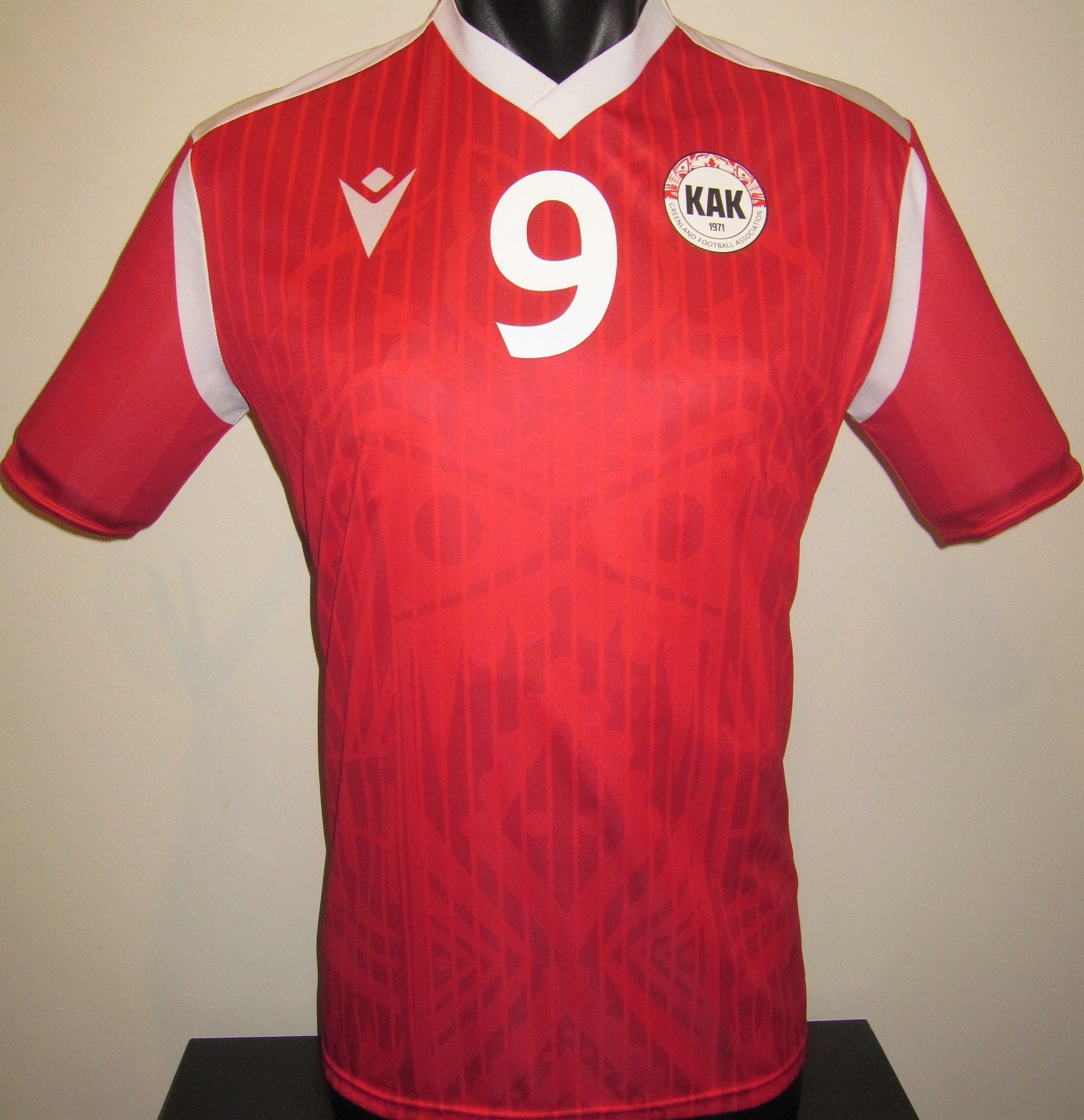 Greenland 2022-23 Home (#9- JENSEN) Jersey/Shirt