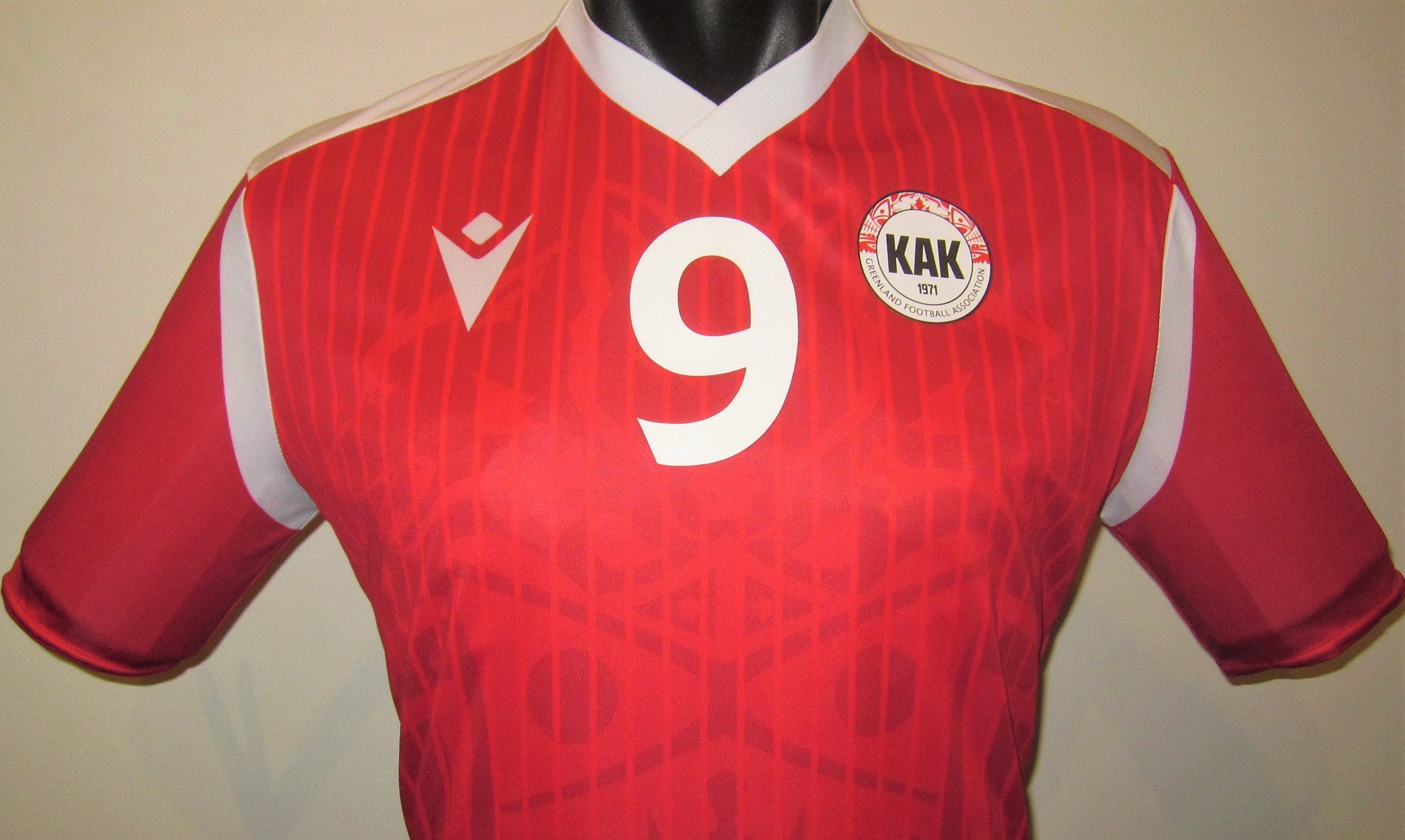 Greenland 2022-23 Home (#9- JENSEN) Jersey/Shirt