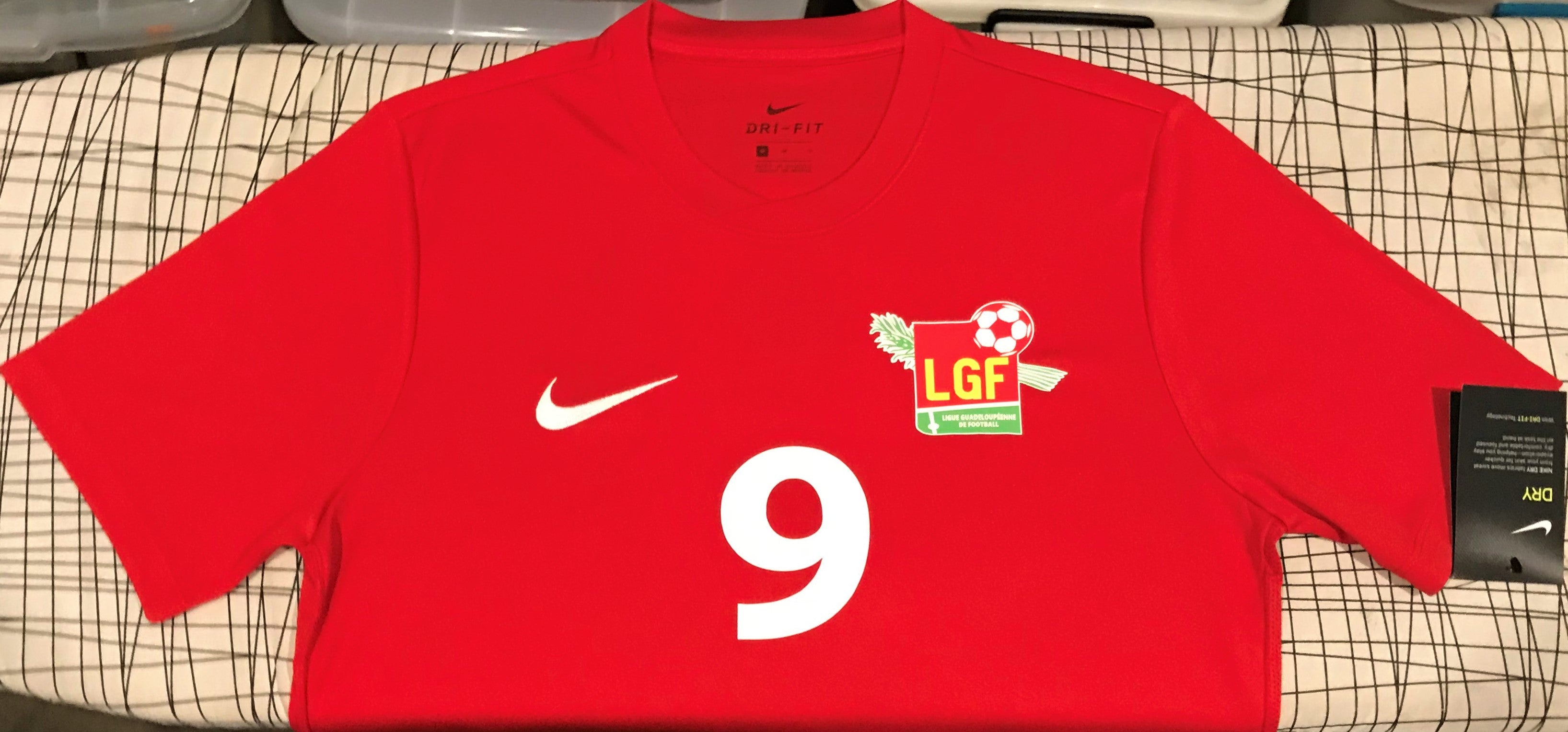 Guadeloupe 2019-20 Home (#9- BEAUVUE) Jersey/Shirt