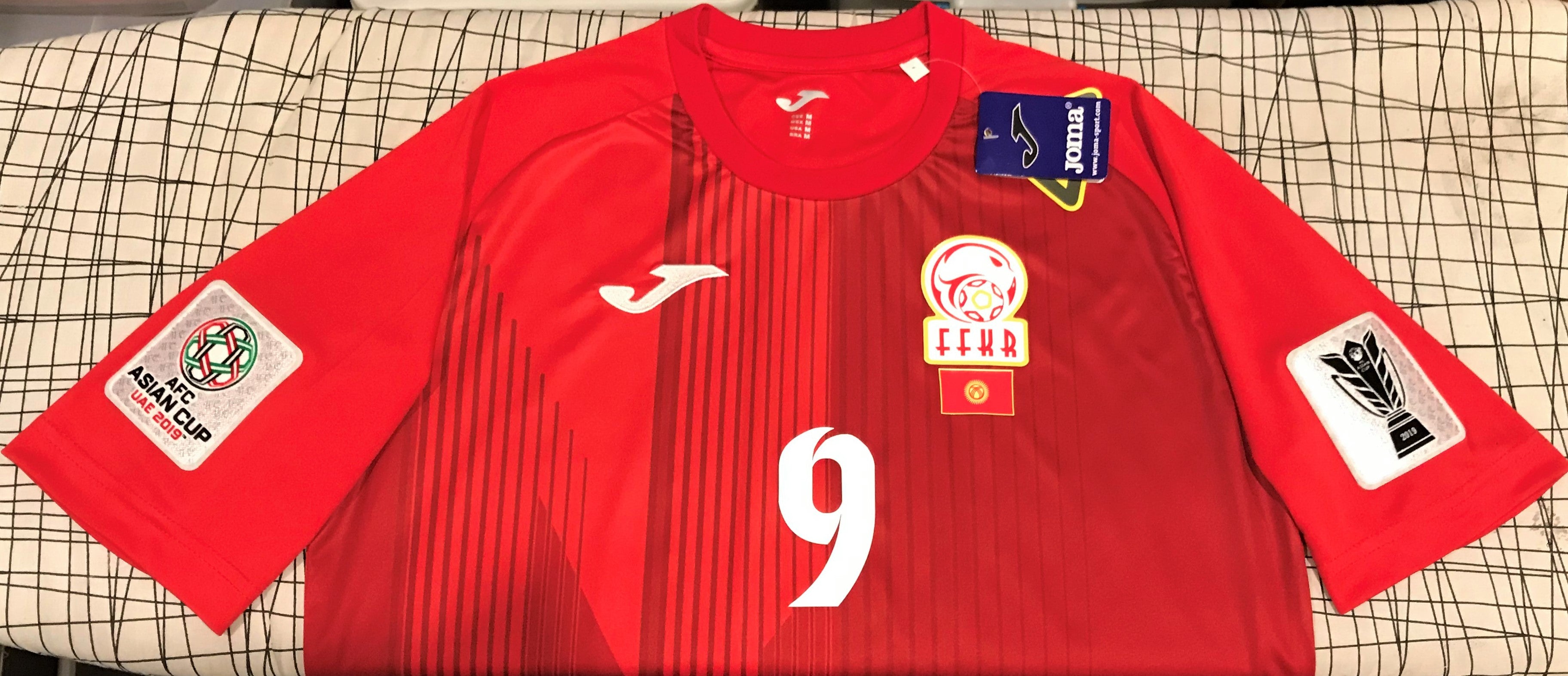 Kyrgyzstan 2019 Home (BERNHARDT #9) Jersey/Shirt
