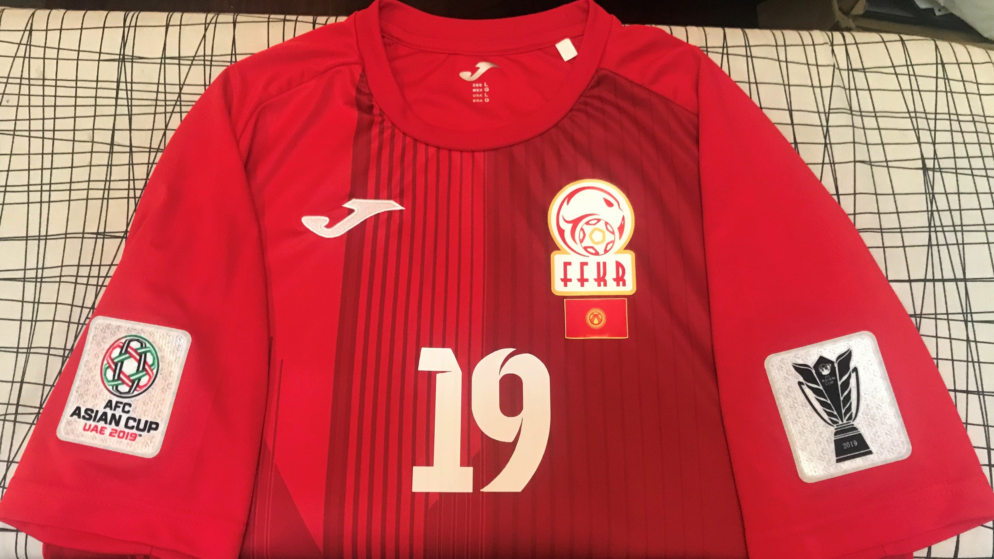 Kyrgyzstan 2019 Home (LUX #19) Jersey/Shirt