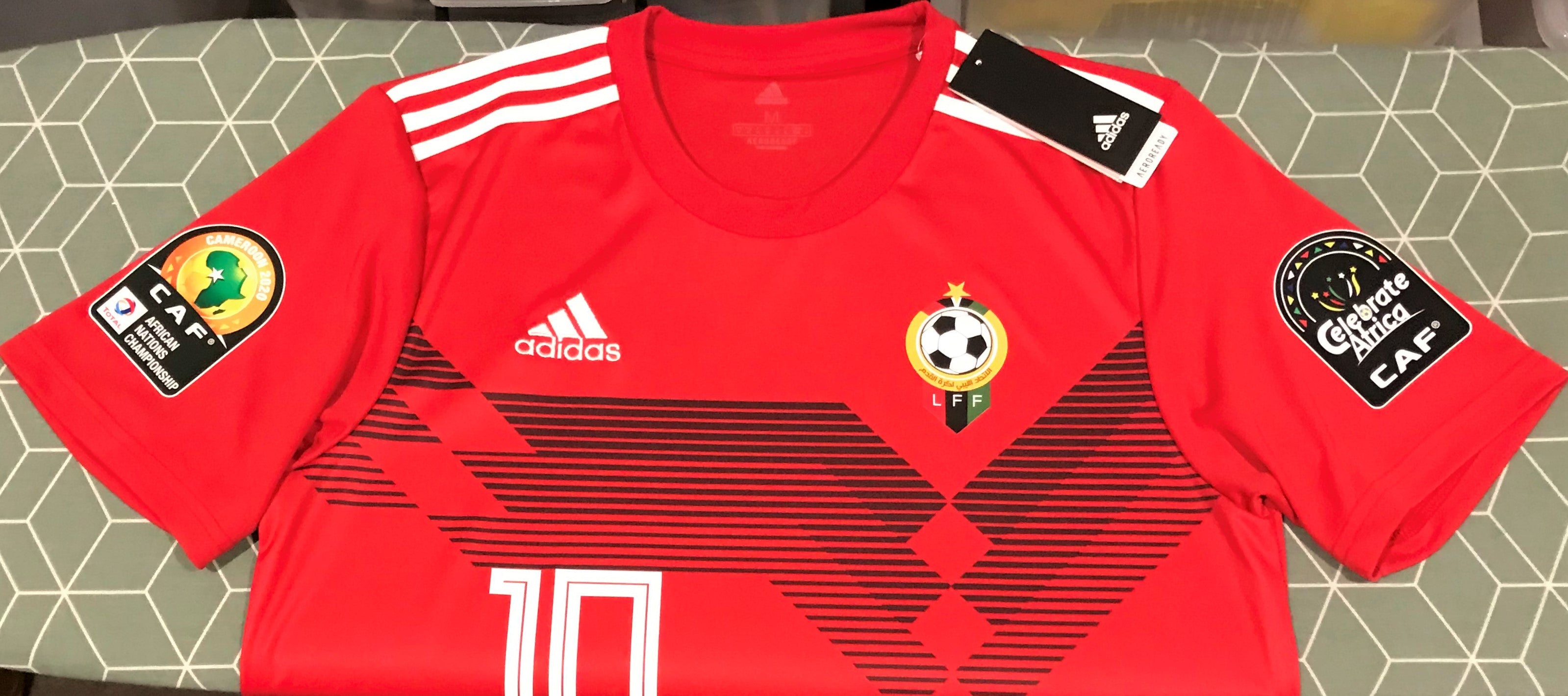 Libya CHAN 2020 Home (ZAKARIA #10) Jersey/Shirt