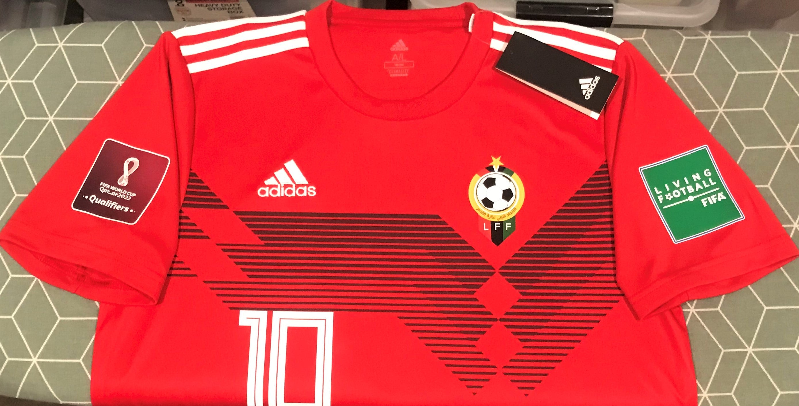 Libya 2021-22 Home (#10- ELHOUNI) Jersey/Shirt