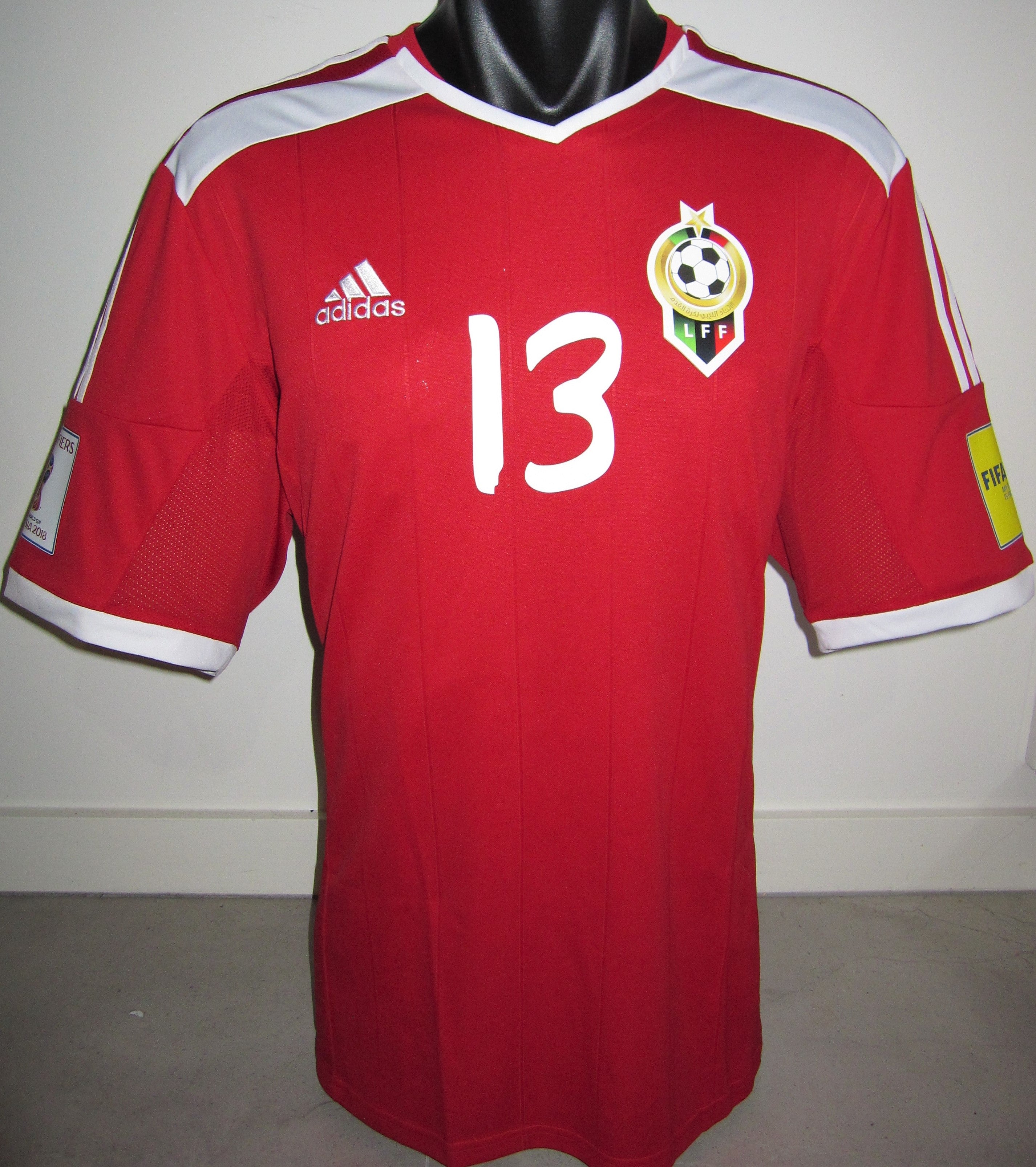 Libya 2015-17 Home (#13- EL MONIR) Jersey/Shirt
