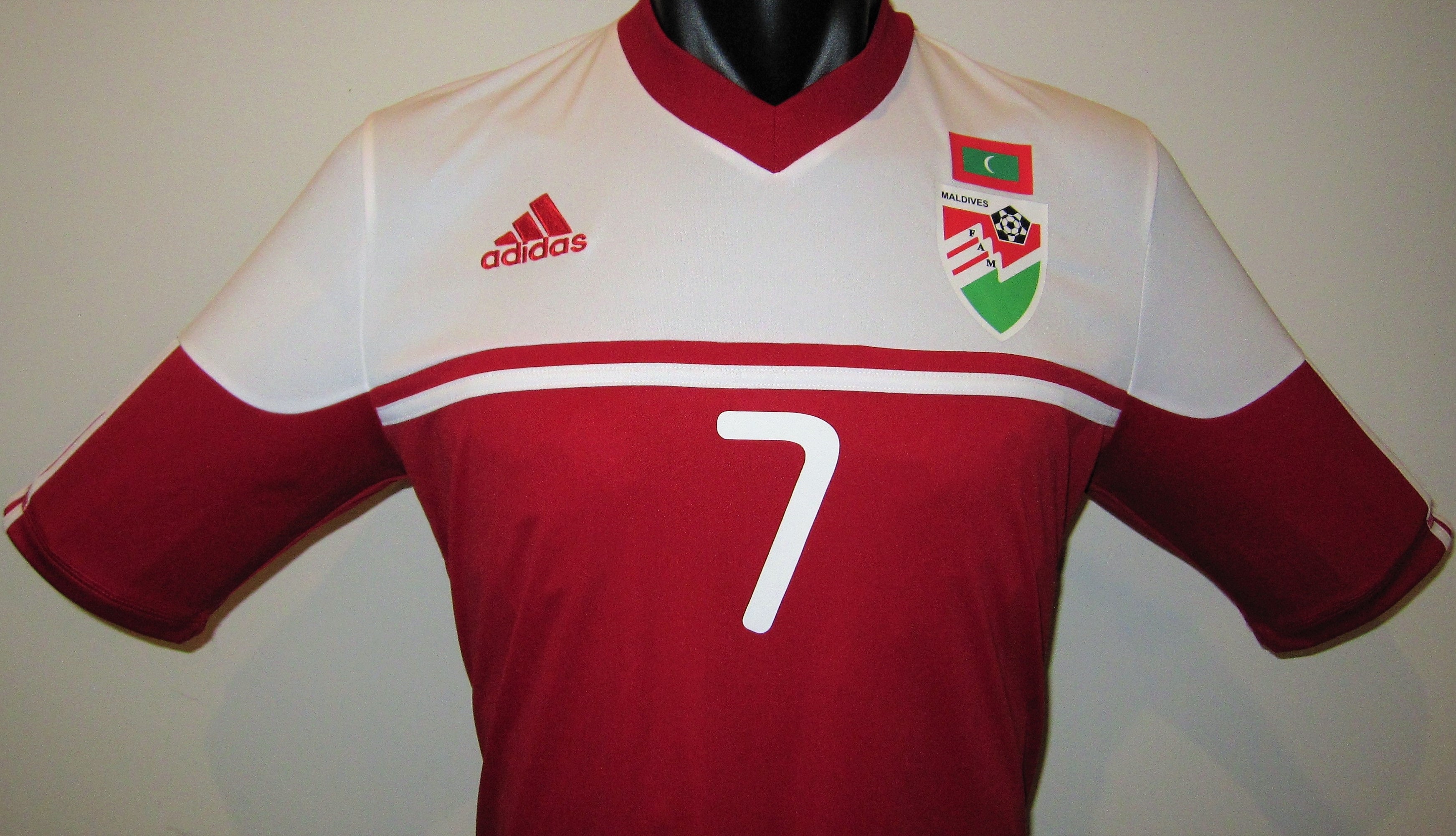 Maldives 2014 Home (ASHFAQ #7) Jersey/Shirt