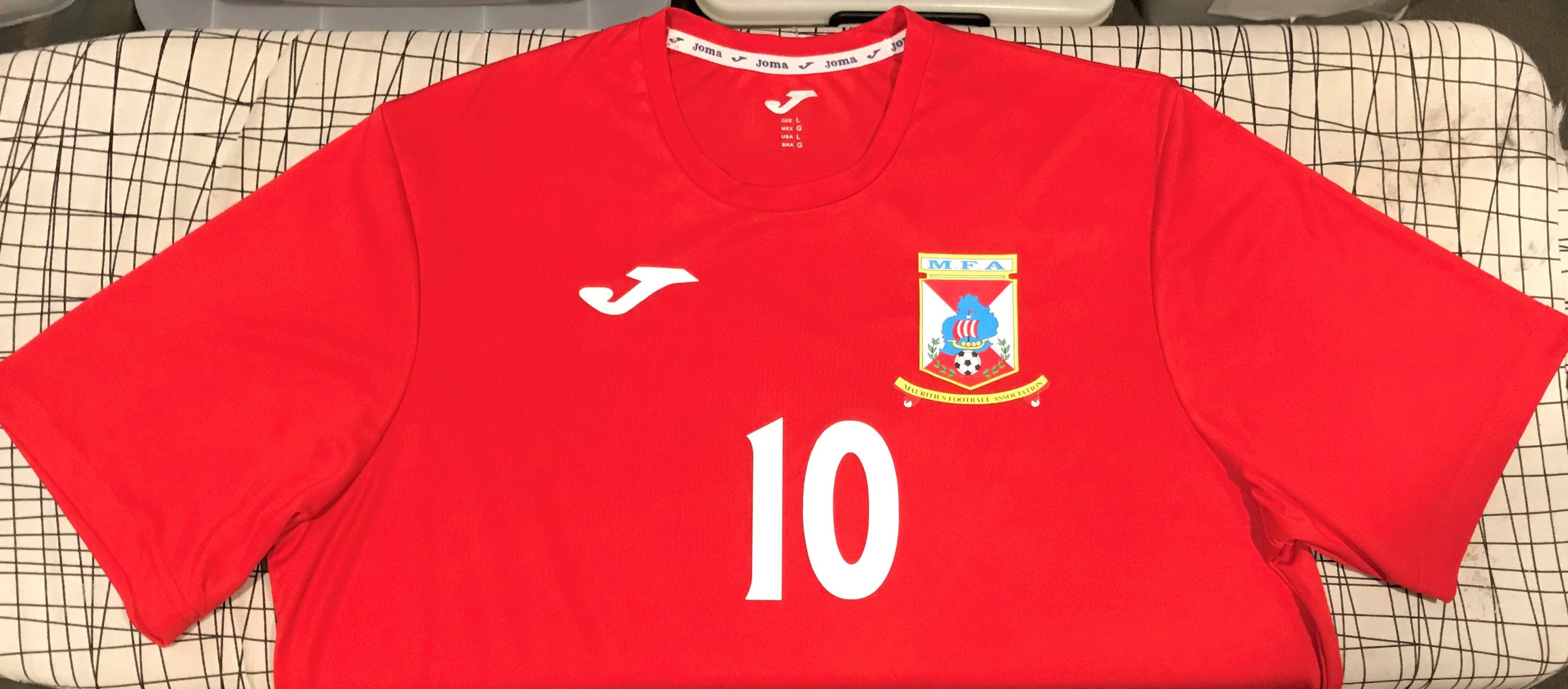 Mauritius 2018 Home (#10- BRU) Jersey/Shirt